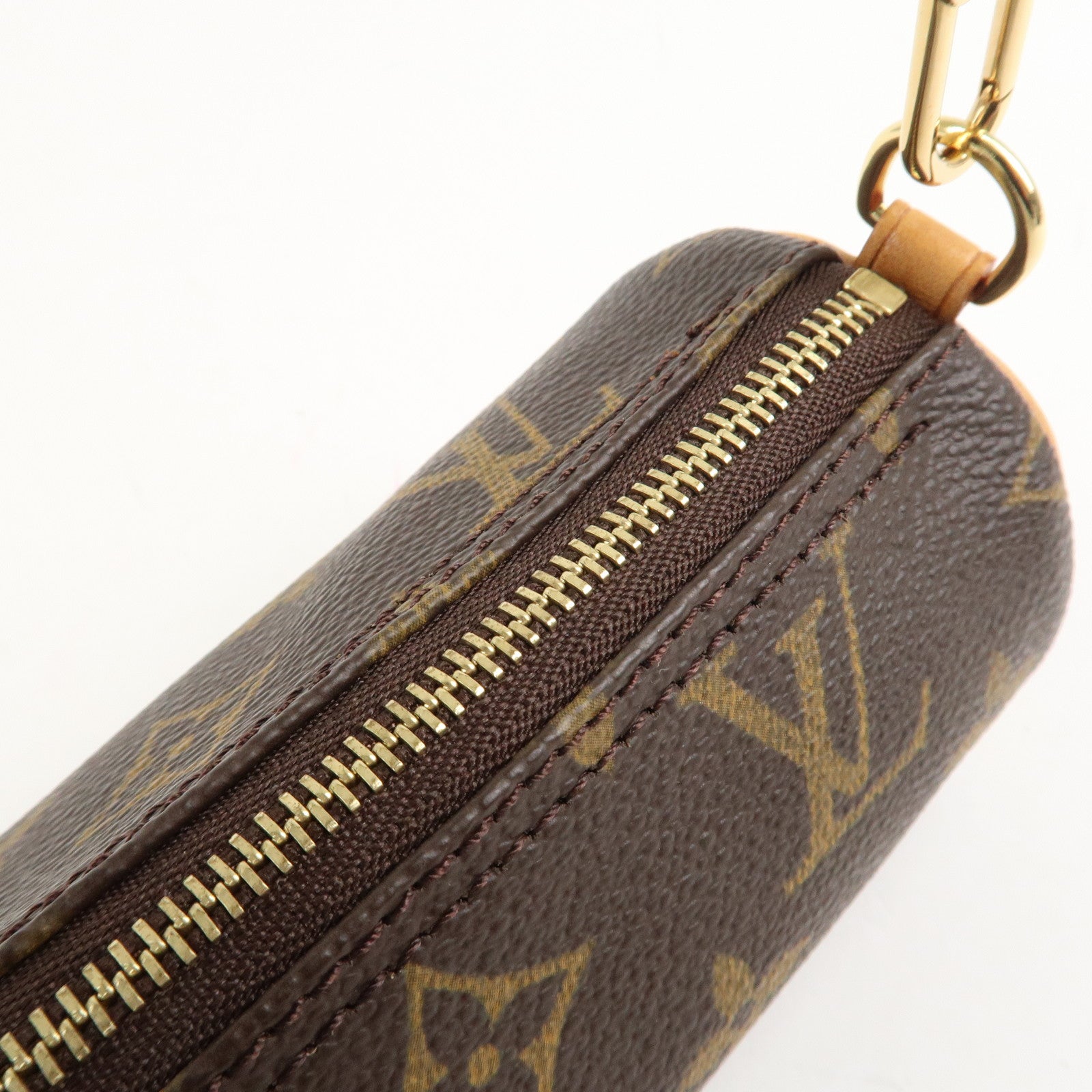 Louis Vuitton Monogram Mini Pouch for Papillon Bag Brown Used