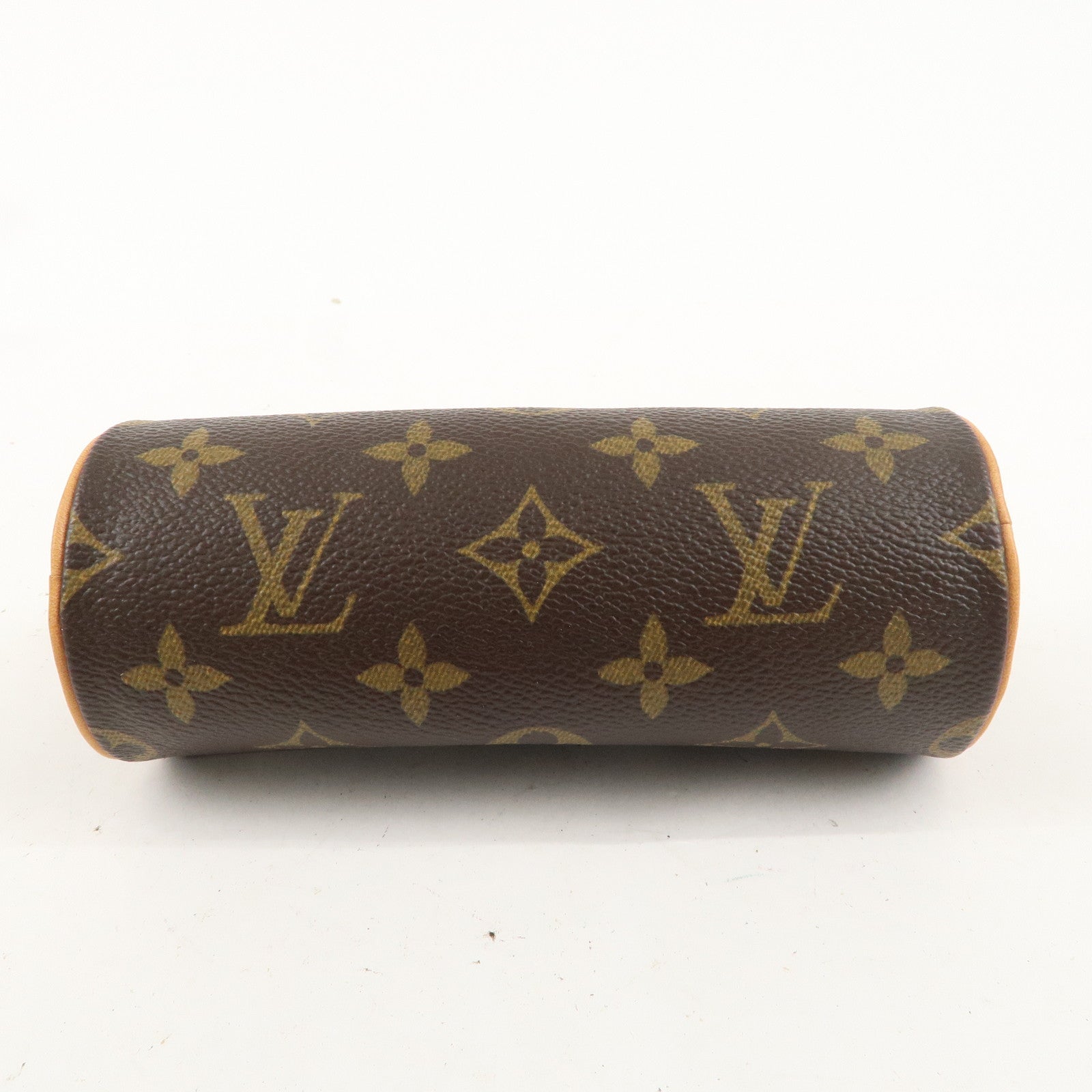 Louis Vuitton Monogram Papillon 30 Hand Bag 
Pouch Brown M51385