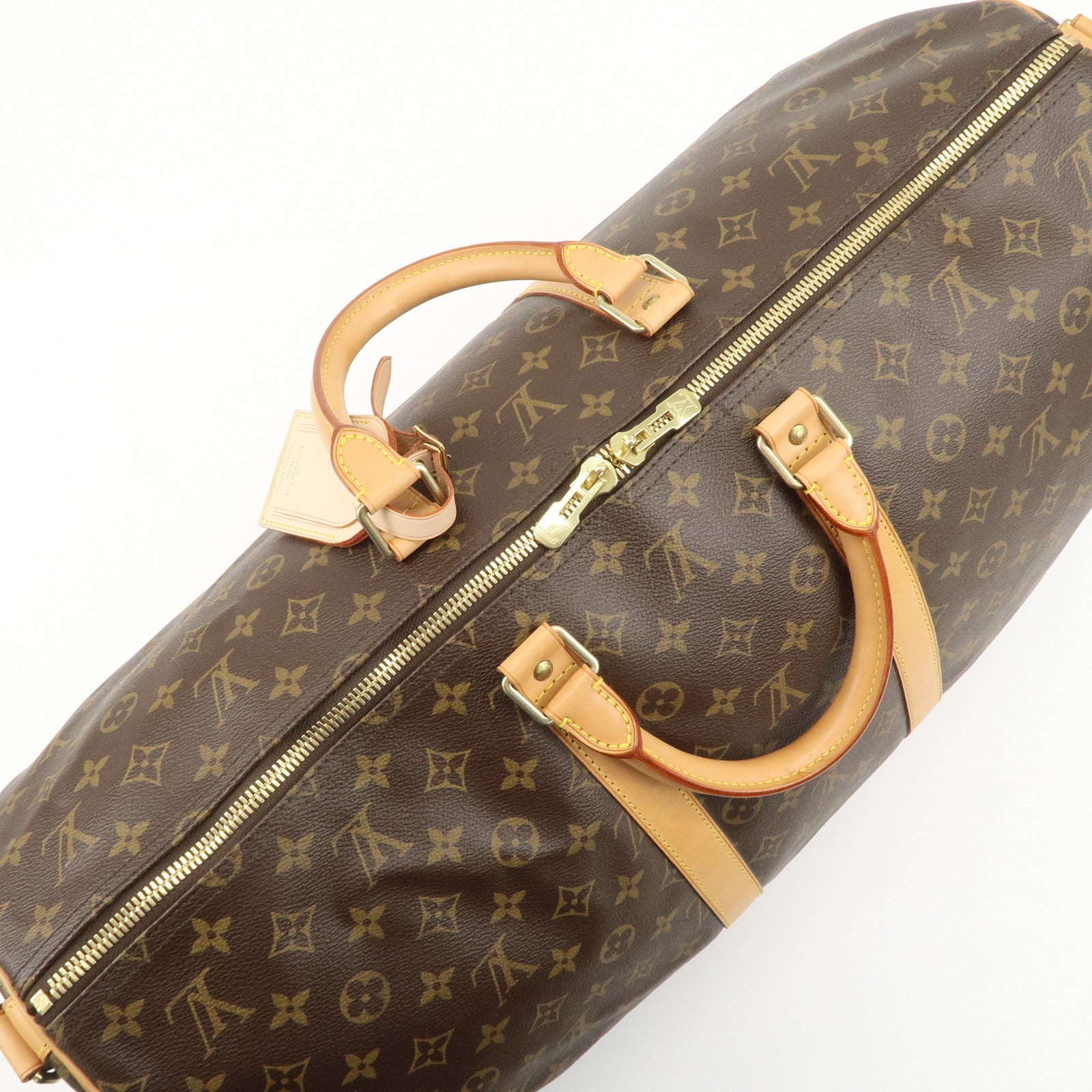 Louis Vuitton Monogram Keep All Bandouliere 55 Boston Bag M41414