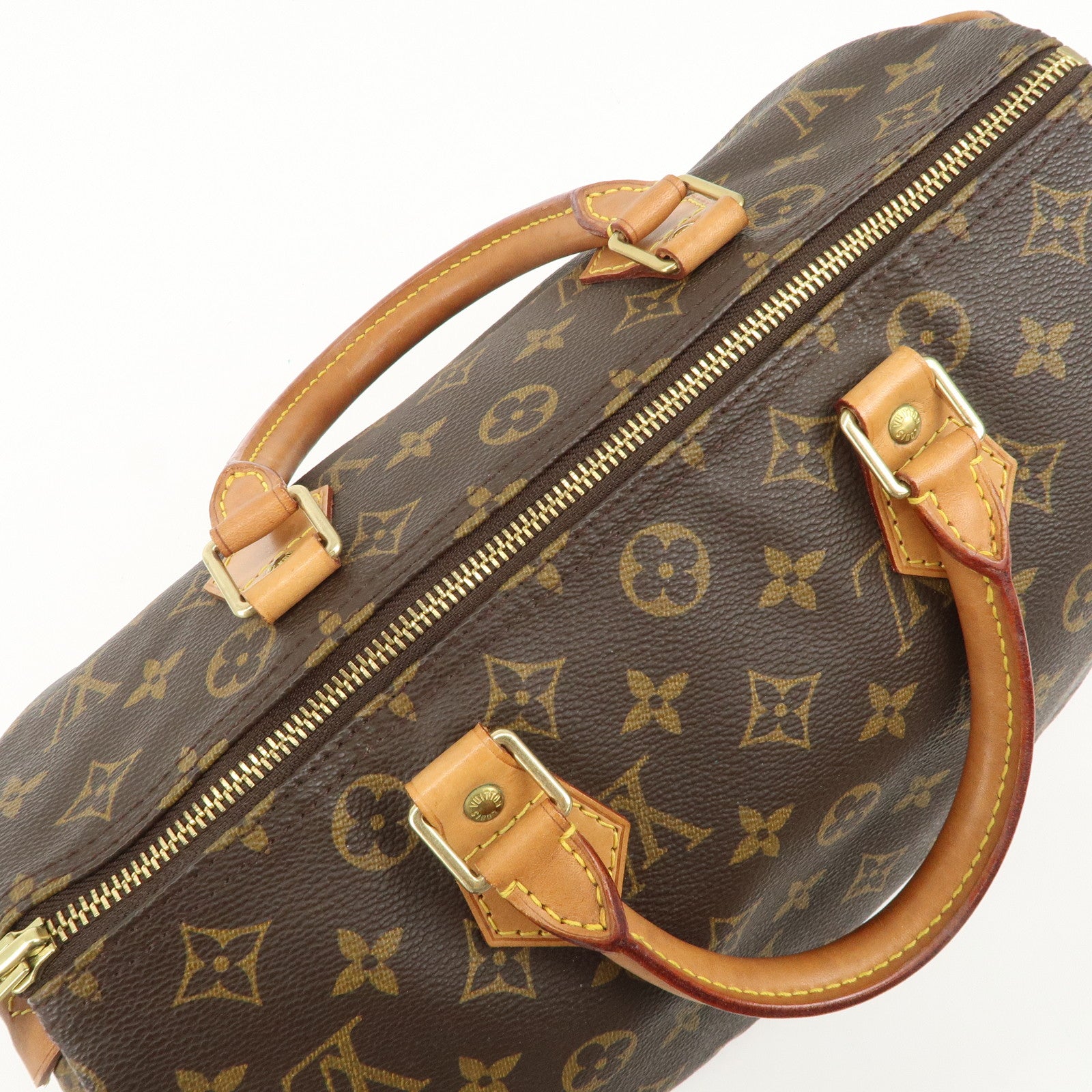 Louis Vuitton Monogram Speedy 30 Hand Bag Boston Bag M41526 Used