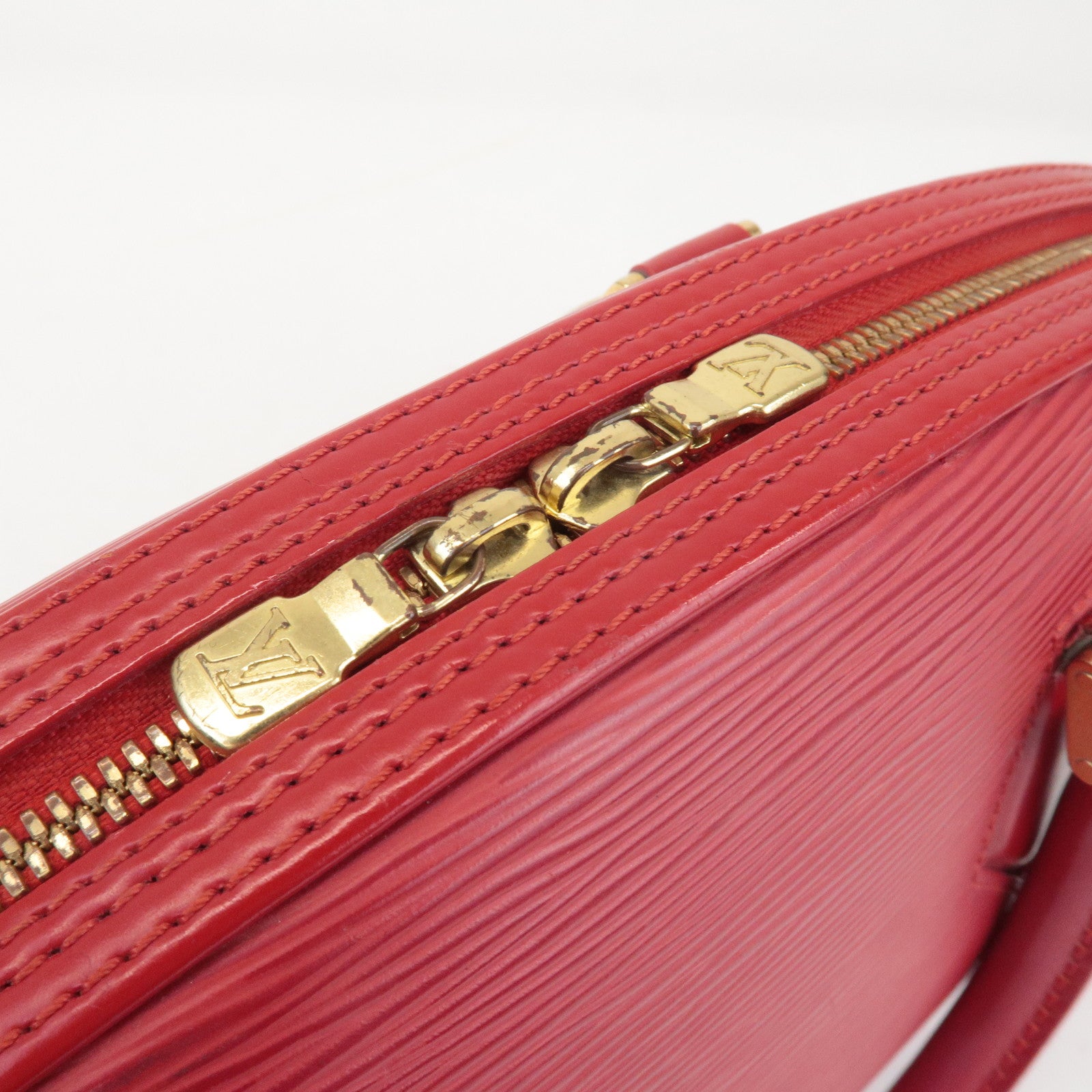 Louis Vuitton Epi Jasmine Hand Bag Castilian Red M52087 Used