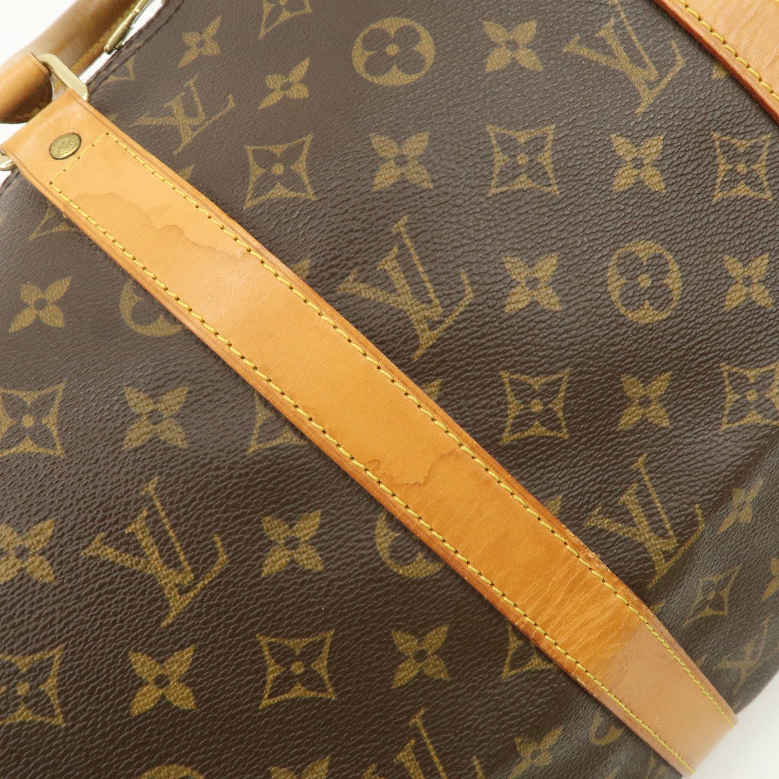 Louis Vuitton Monogram Keep All Bandouliere 50 Boston Bag M41416 Used