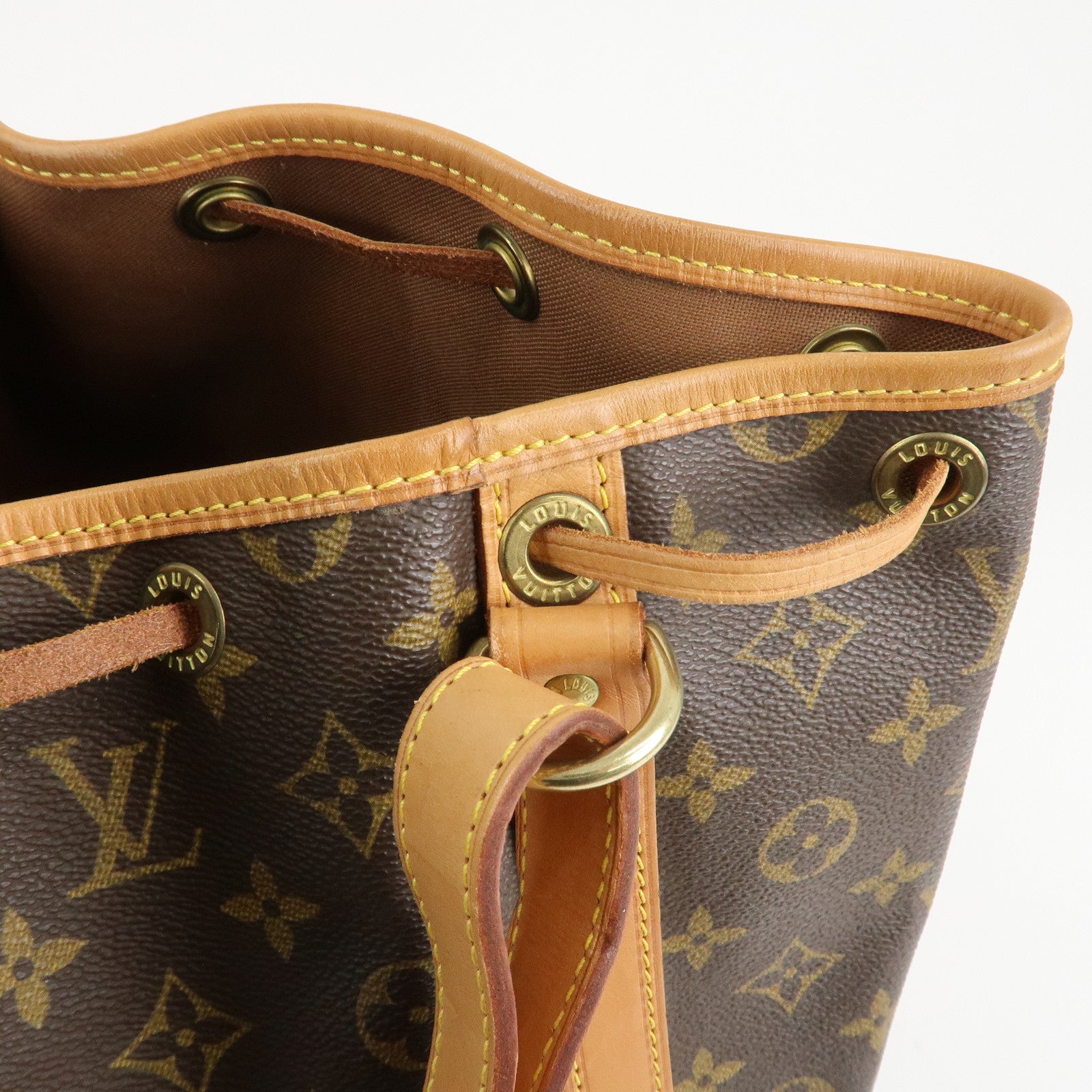 Louis Vuitton Monogram Noe Shoulder Bag Hand Bag Brown M42224