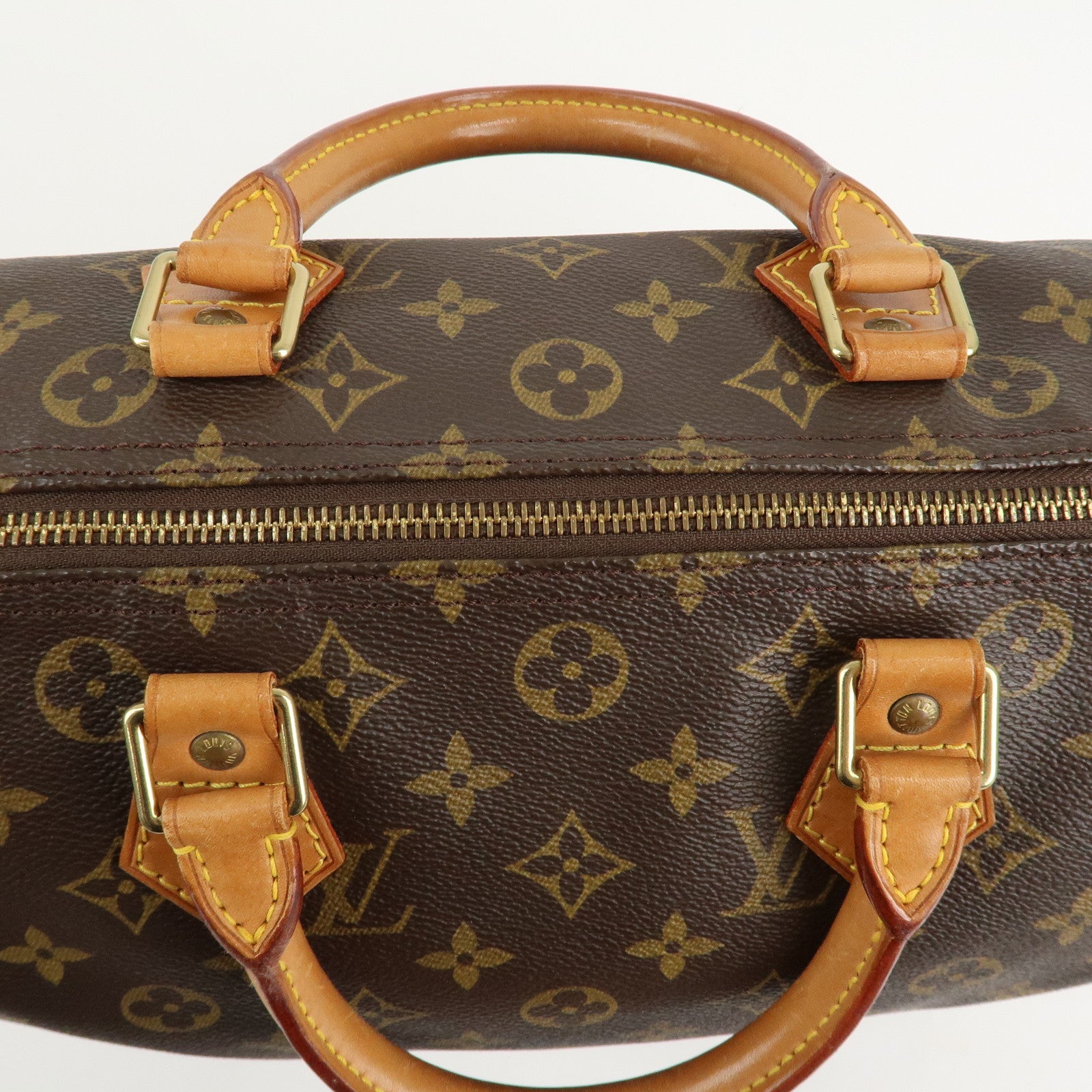 Louis Vuitton Monogram Speedy 30 Hand Bag Boston Bag M41526 Used