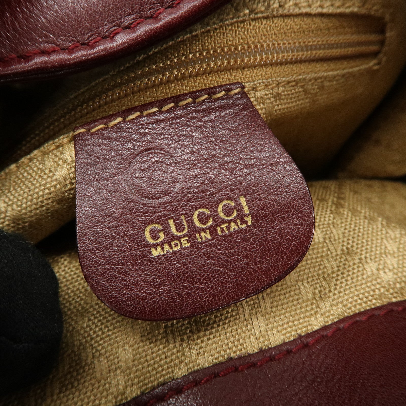 GUCCI Bamboo Leather Mini Ruck Sack Back Pack 003.2058.0030.0 Used