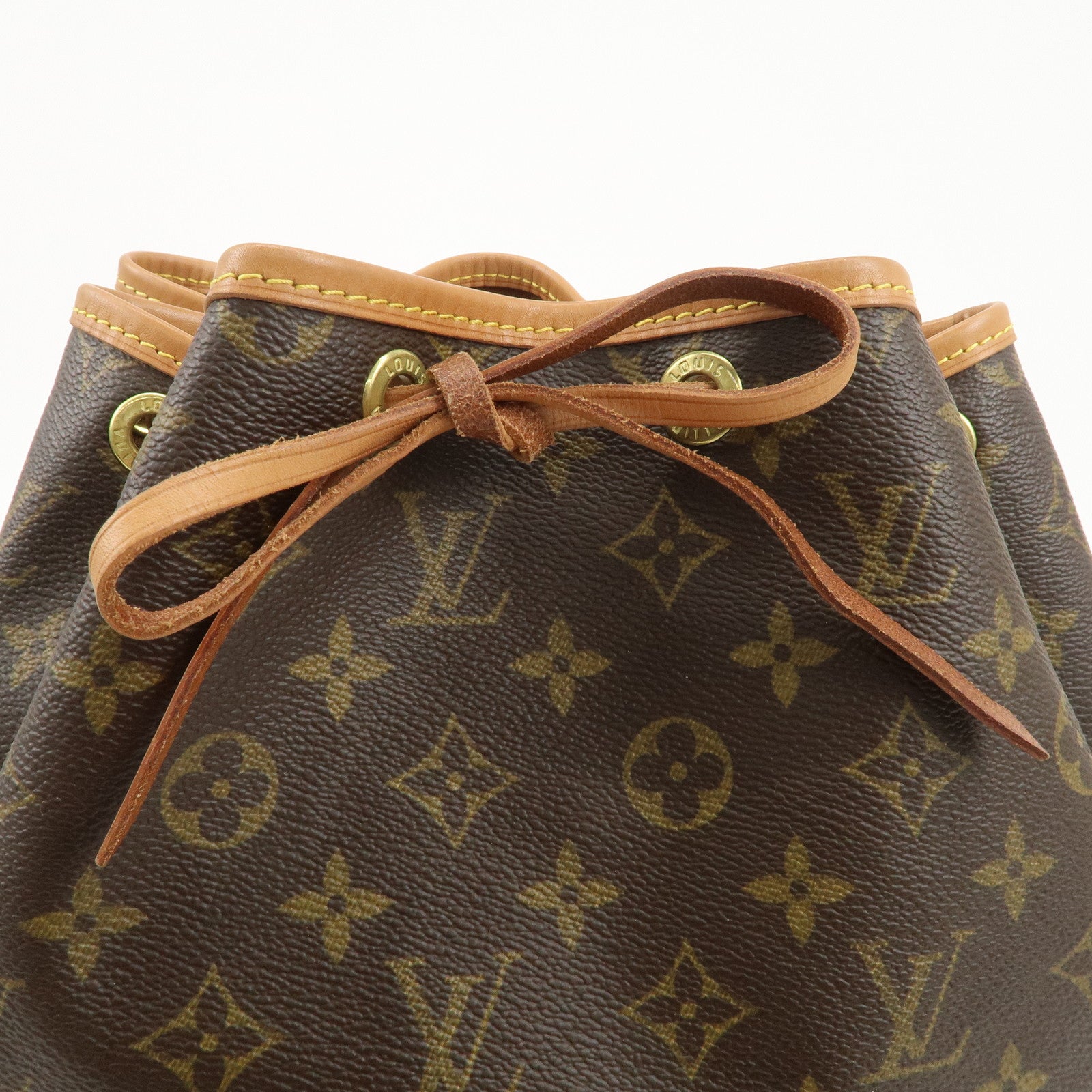 Louis Vuitton Monogram Noe Shoulder Bag Hand Bag Brown M42224 Used