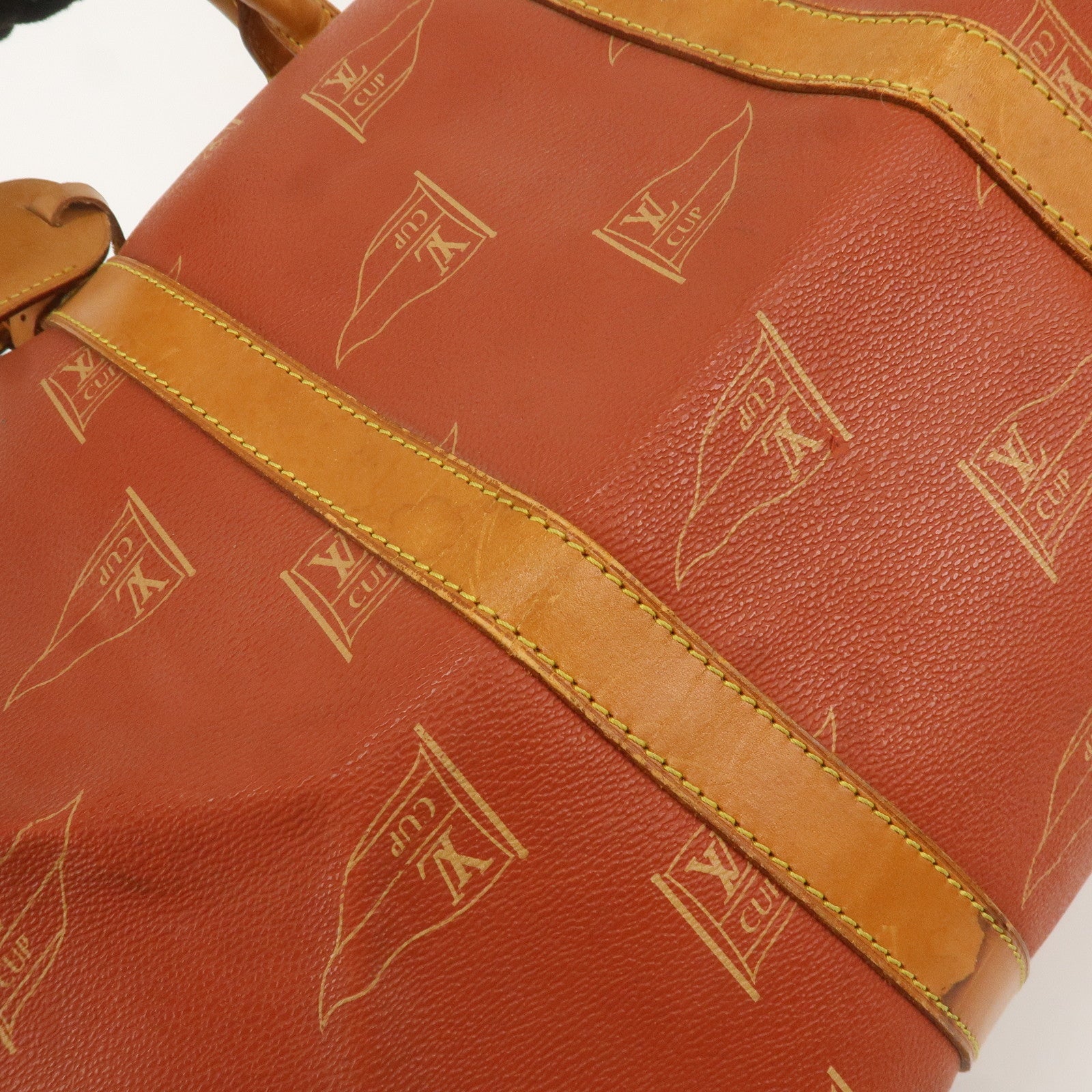 Louis Vuitton LV Cup Kabul Coating Canvas Boston Bag M80020