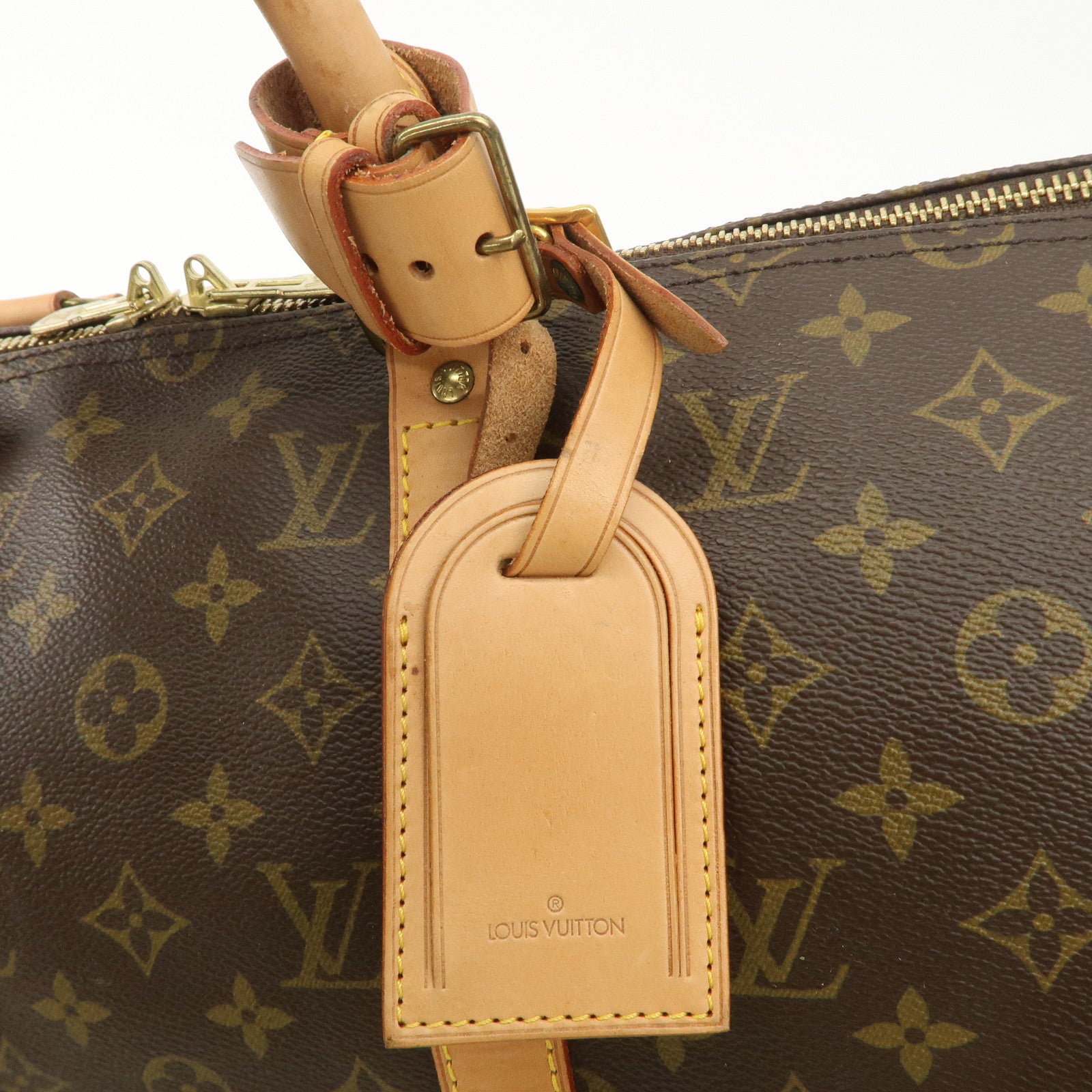 Louis Vuitton Monogram Keep All 50 Boston Bag Brown M41426