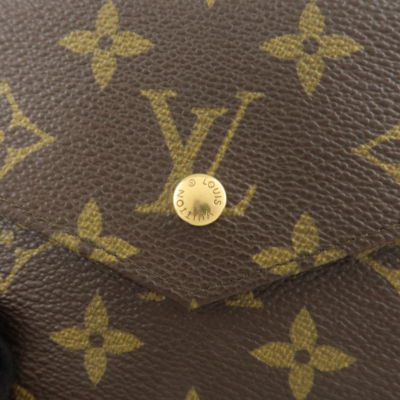 Louis Vuitton Set of 2 Monogram Compact Wallet M61667 M61660 Used