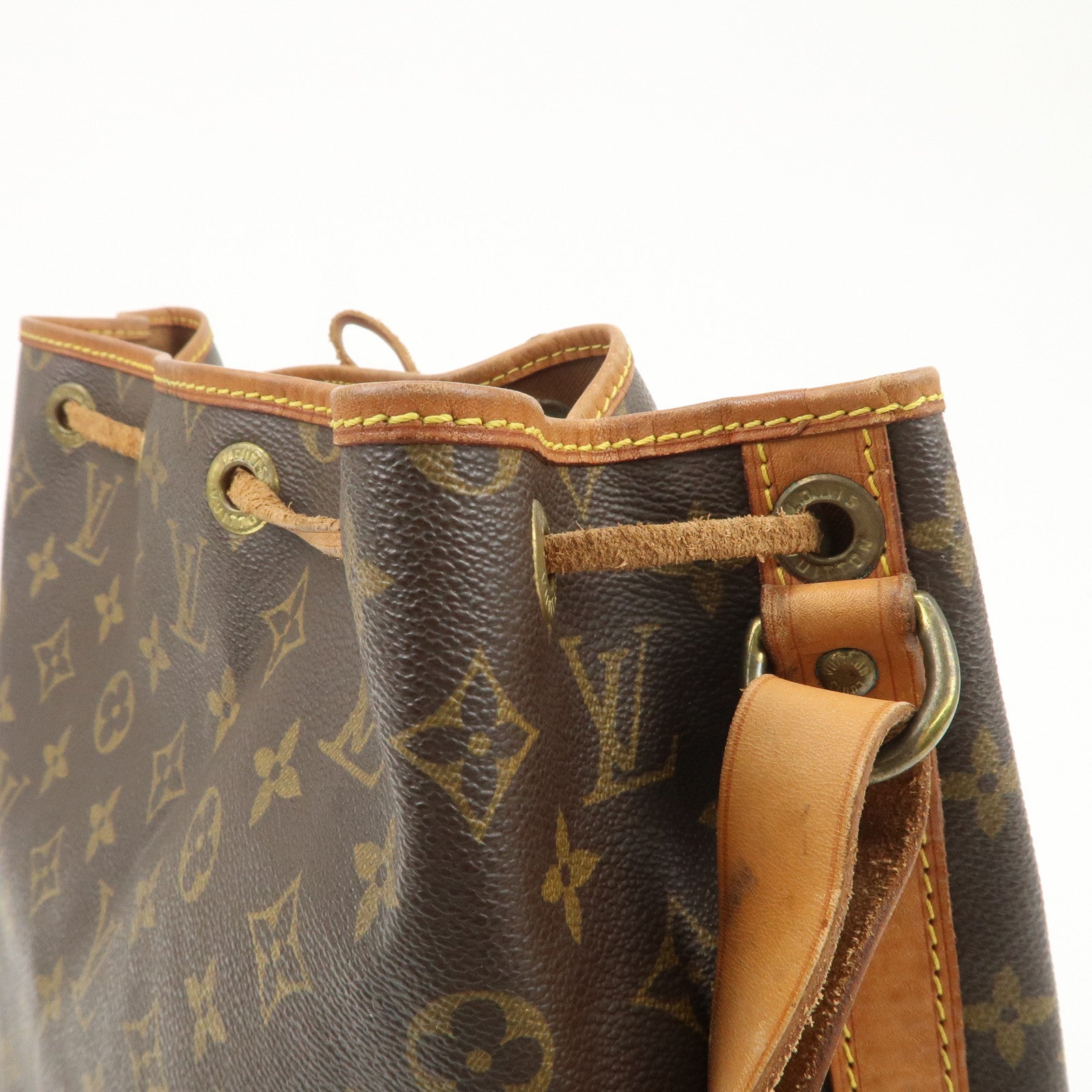 Louis Vuitton Monogram Petit Noe Shoulder Bag Brown M42226 Used