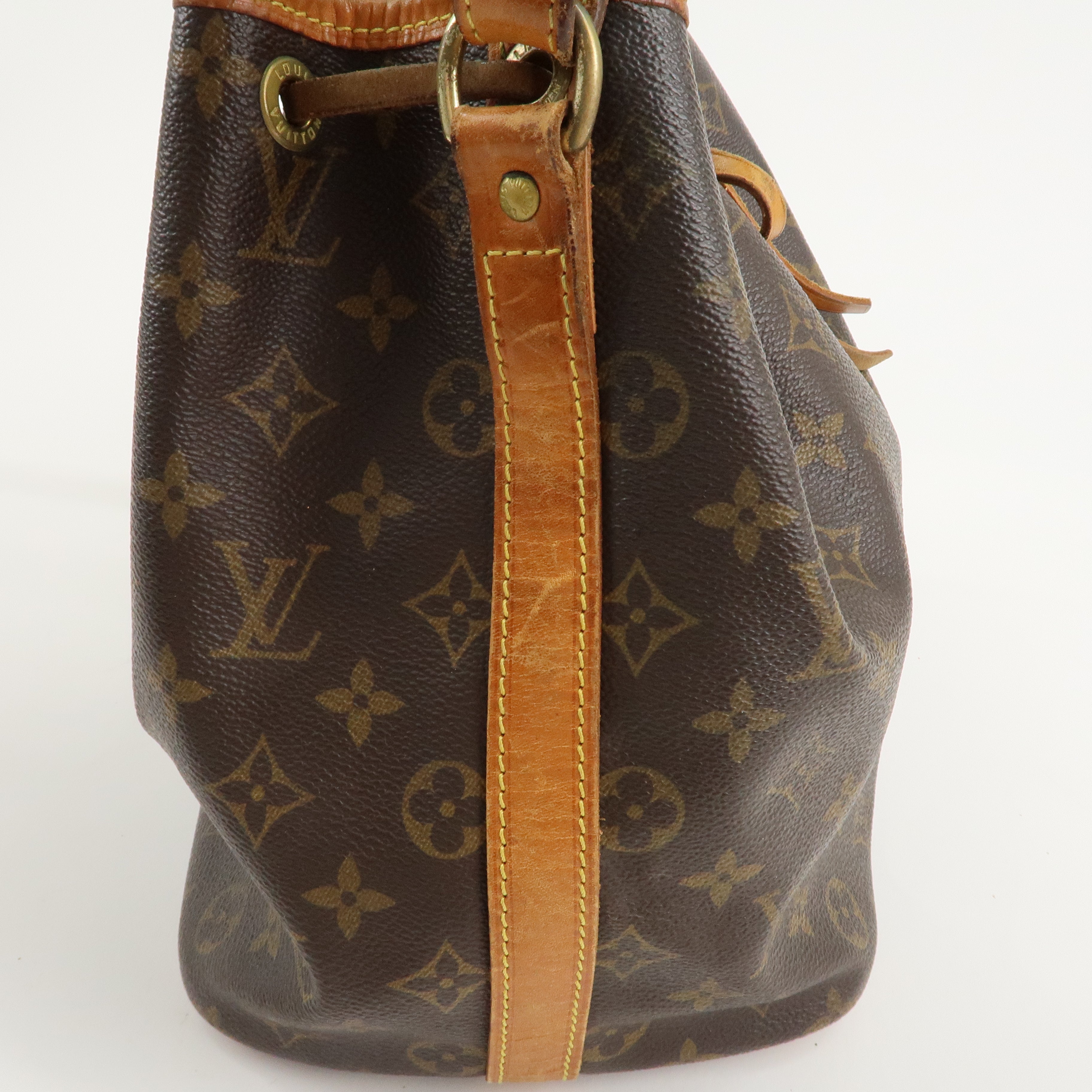 Louis Vuitton Monogram Petit Noe Shoulder Bag Brown M42226 Used