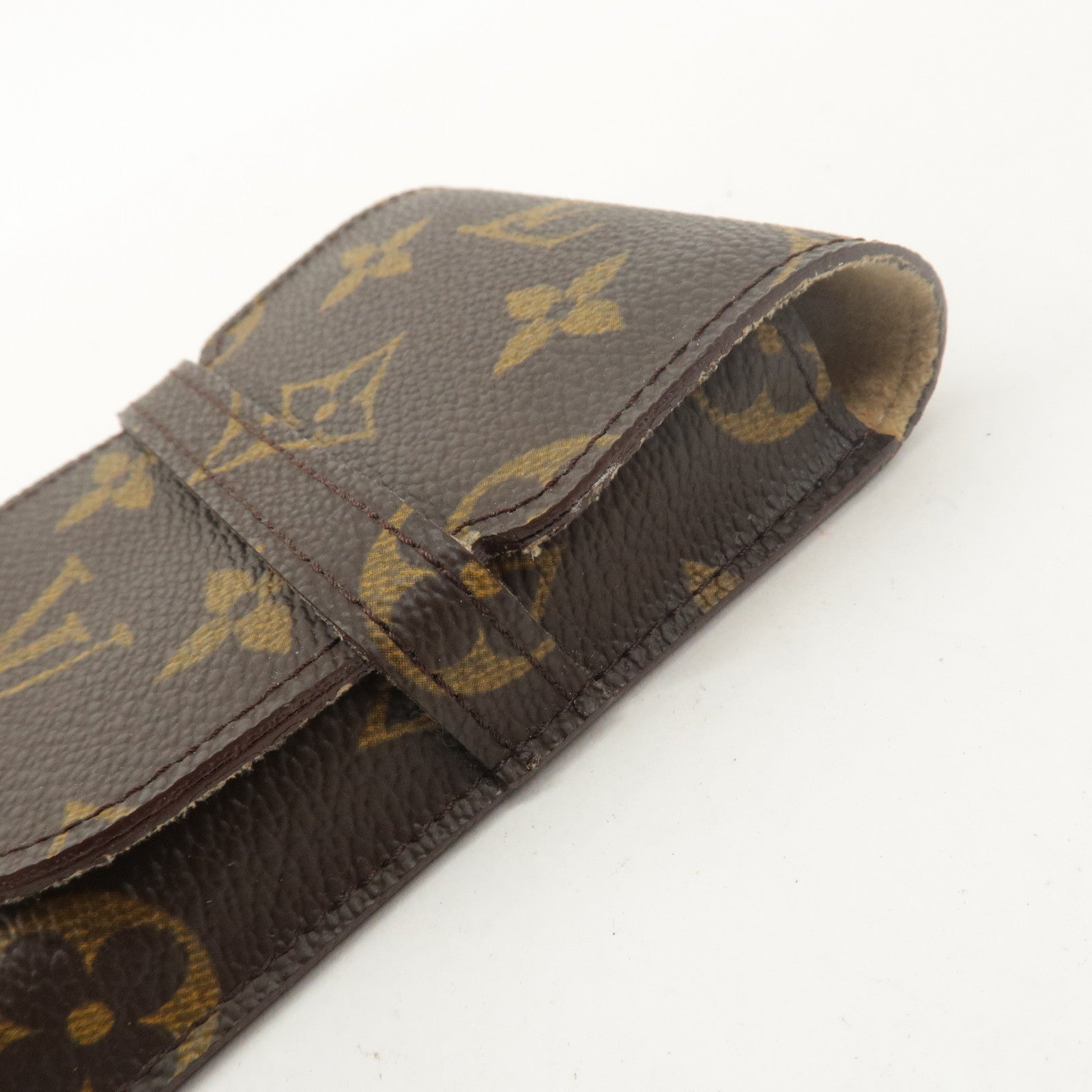 Louis Vuitton Monogram Set of 2 etui a lunettes lavel Glasses Case