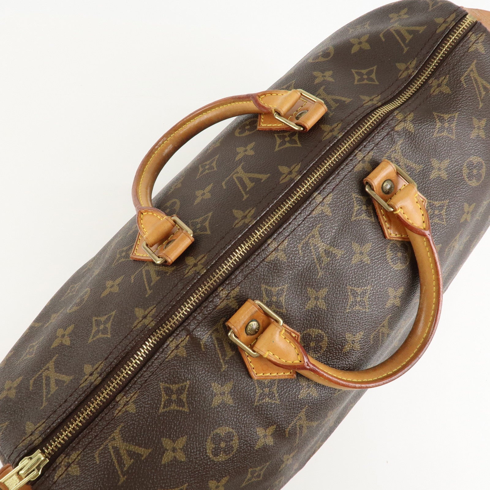 Louis Vuitton Monogram Speedy 40 Hand Bag Boston Bag M41522 Used