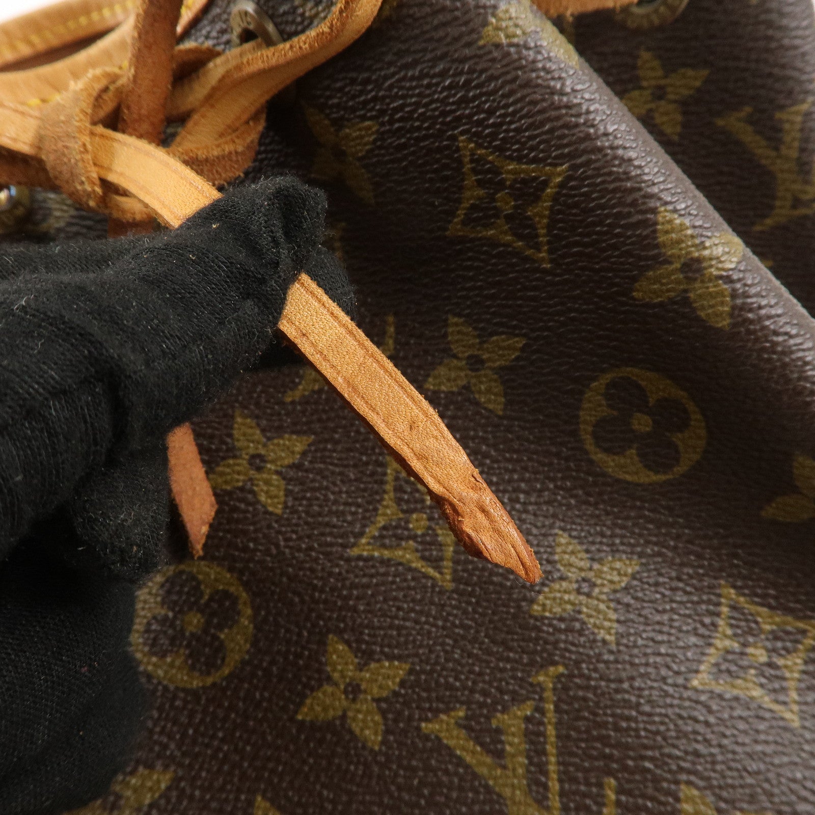 Louis Vuitton Monogram Noe Shoulder Bag Hand Bag Brown M42224