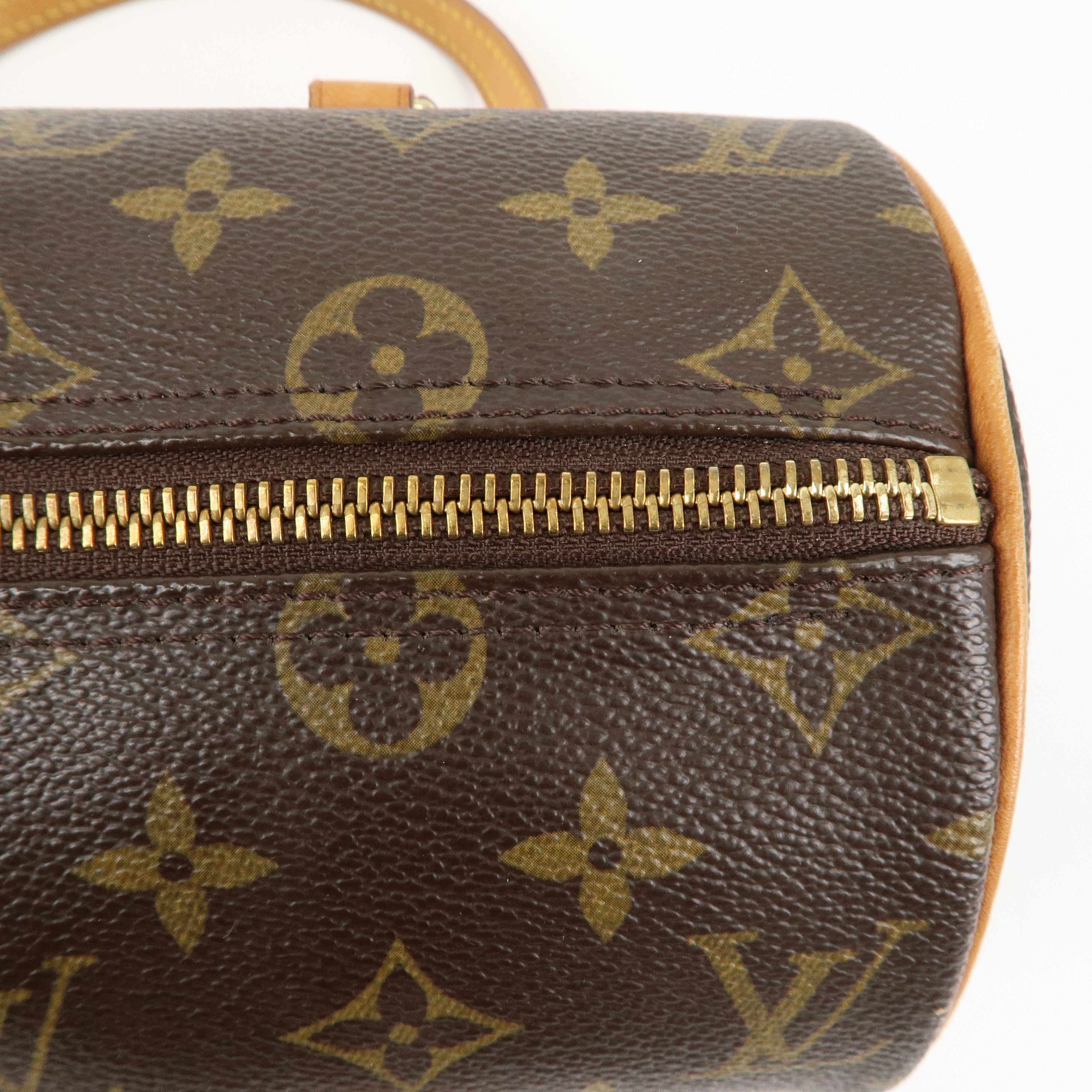 Louis Vuitton Monogram Papillon 26 Hand Bag Brown M51385