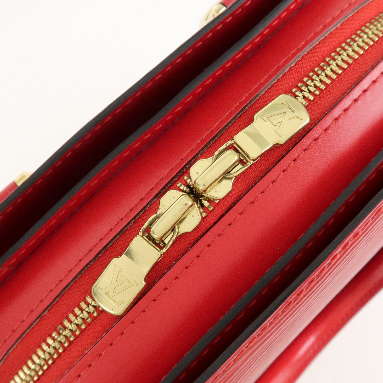 Louis Vuitton Epi Pont Neuf Hand Bag Castilian Red M52057