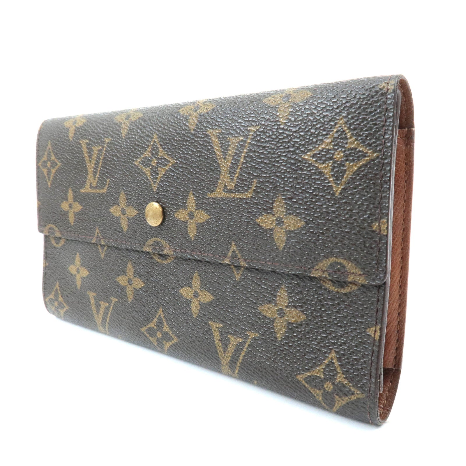 Louis Vuitton Set of 4 Monogram Portefeuille Long Wallet Used