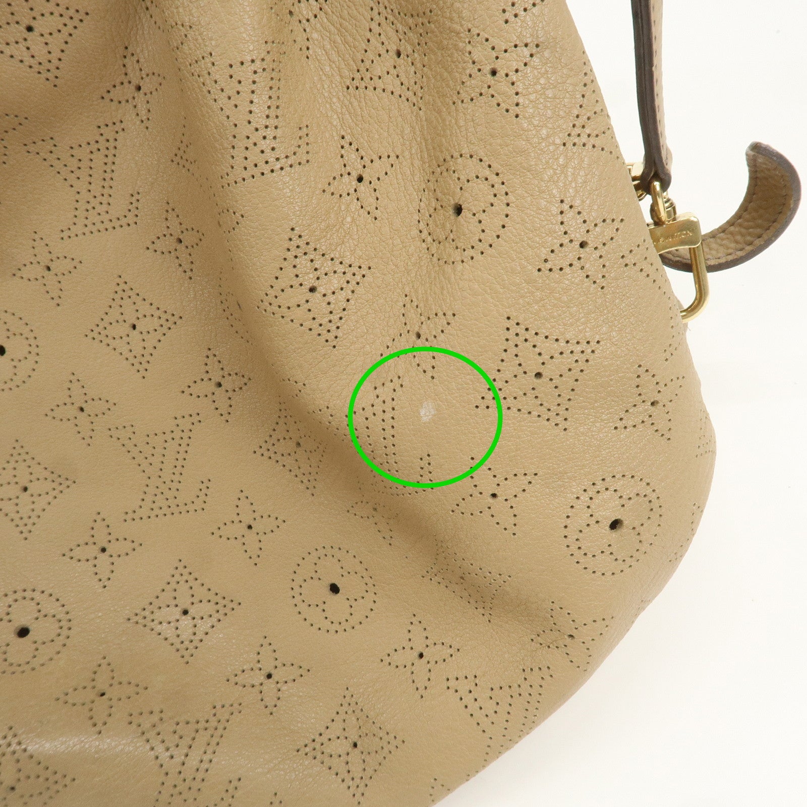 Louis Vuitton Monogram Mahina XL Shoulder Bag Sables M93978