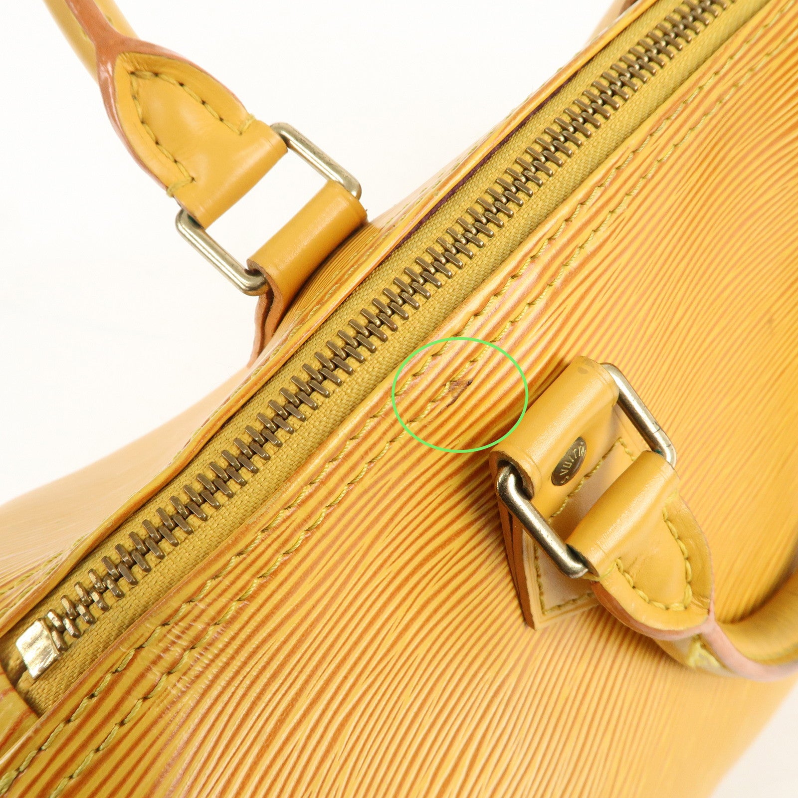 Louis Vuitton Epi Speedy 25 Boston Bag Hand Bag Yellow M43019