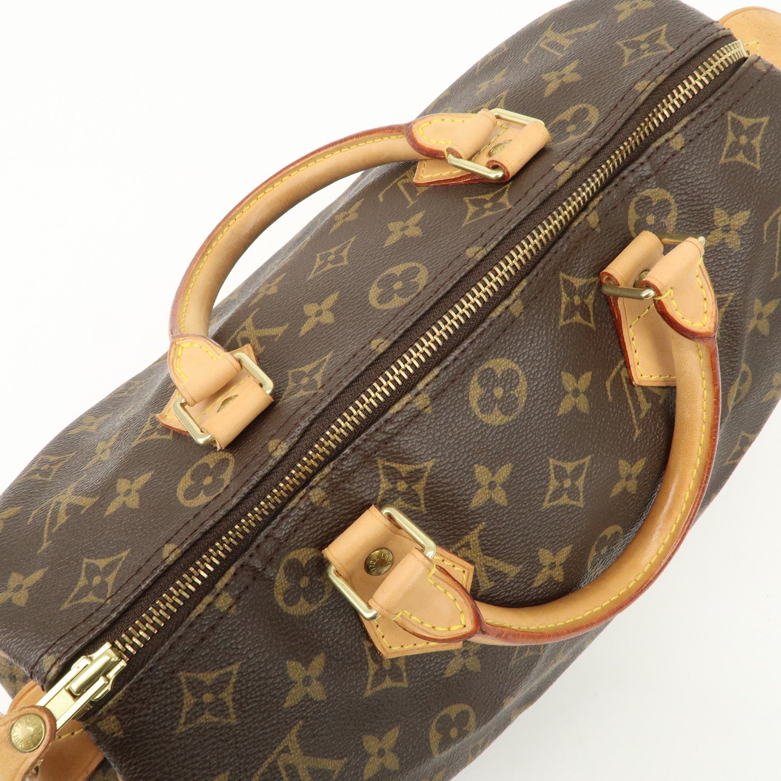 Louis Vuitton Monogram Speedy 30 Hand Bag Boston Bag M41526 Used