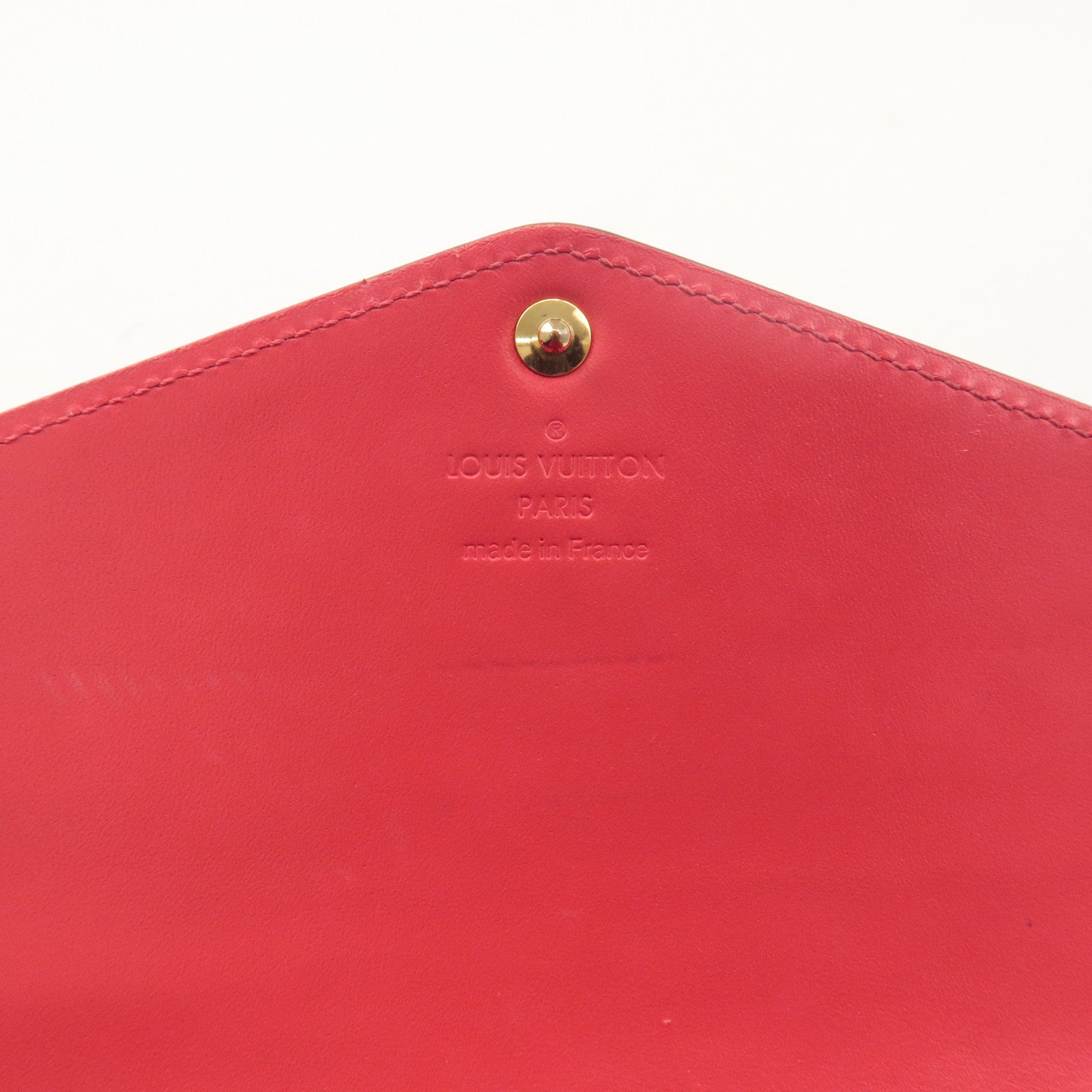 Louis Vuitton Monogram Vernis Portefeuille Sarah Hot Pink M90313