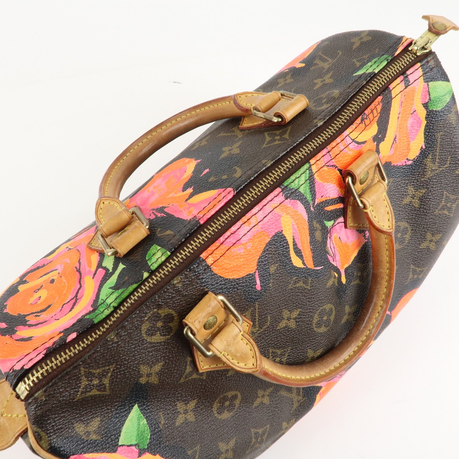 Louis Vuitton Monogram Rose Speedy 30 Hand Bag Boston Bag M48610