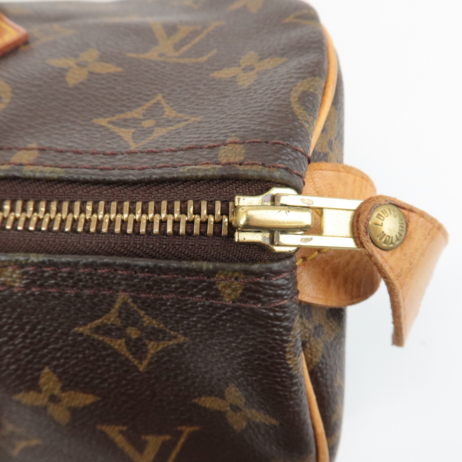 Louis Vuitton Monogram Speedy 30 Hand Bag Boston Bag M41526 Used