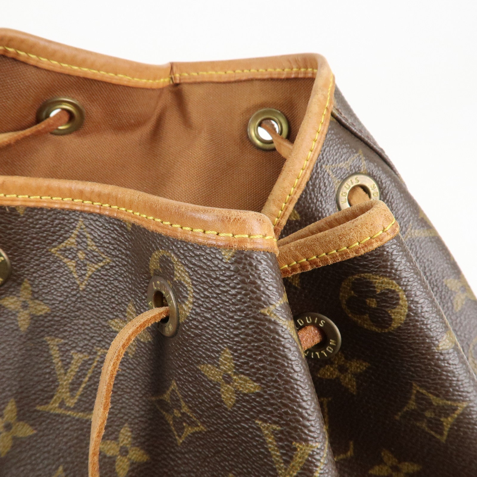 Louis Vuitton Monogram Montsouris GM Back Pack Brown M51135 Used