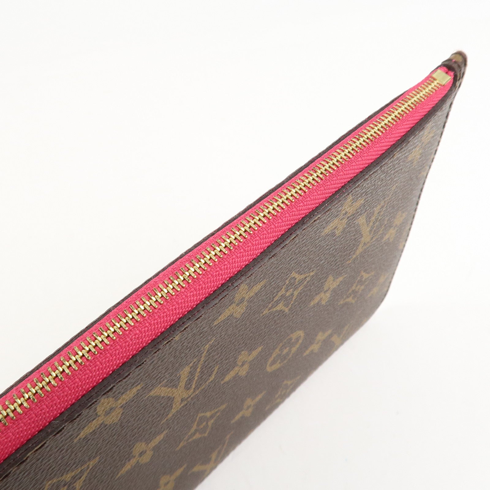 Louis Vuitton Monogram Pouch for Neverfull MM Brown Used