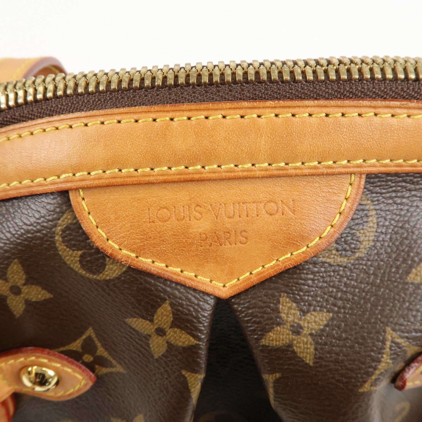 Louis Vuitton Monogram Tivoli GM Shoulder Bag Brown  M40144 Used