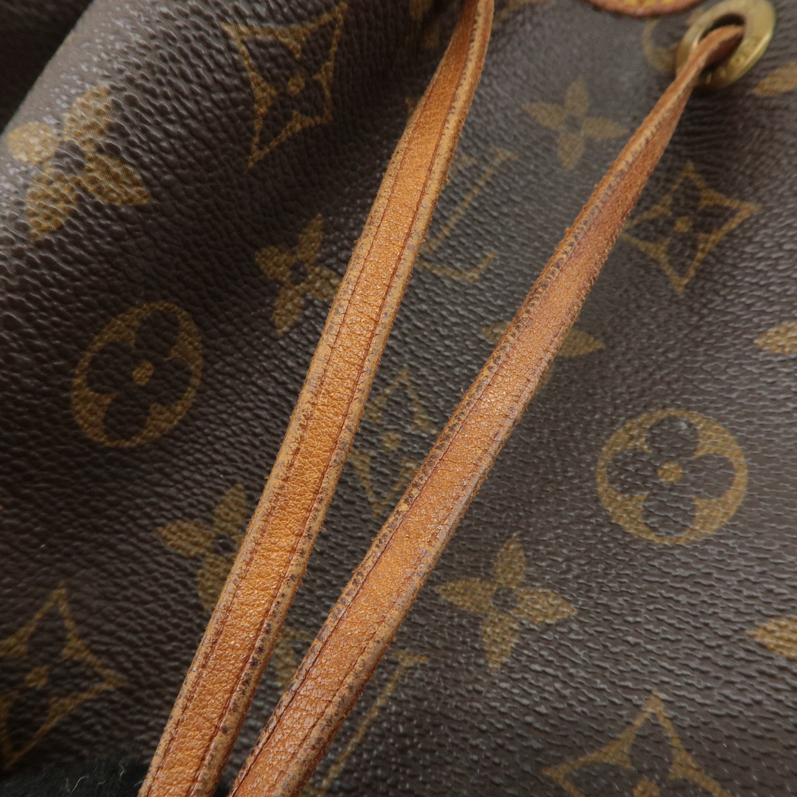 Louis Vuitton Monogram Noe Shoulder Bag Hand Bag Brown M42224