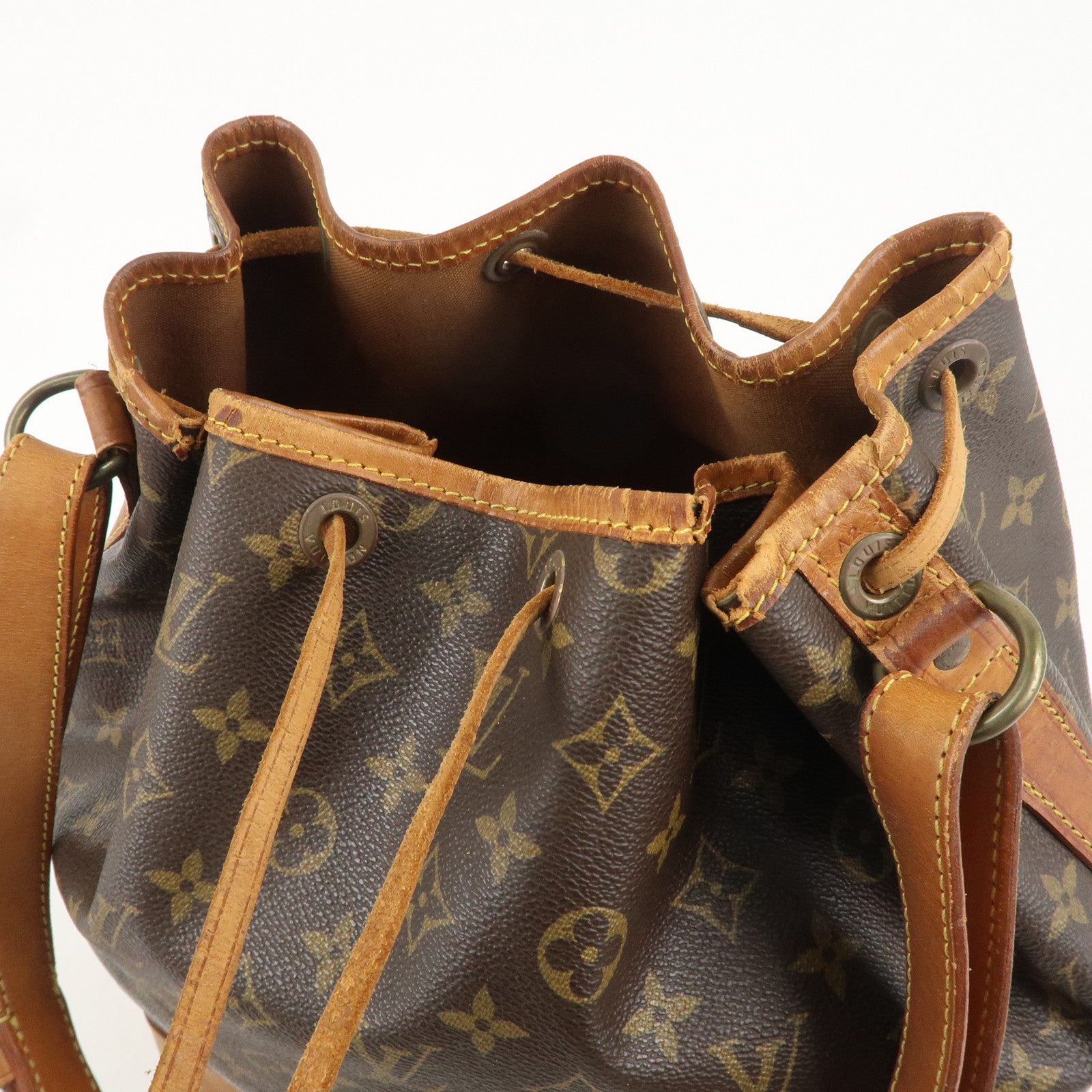 Louis Vuitton Monogram Noe Shoulder Bag Hand Bag Brown M42224