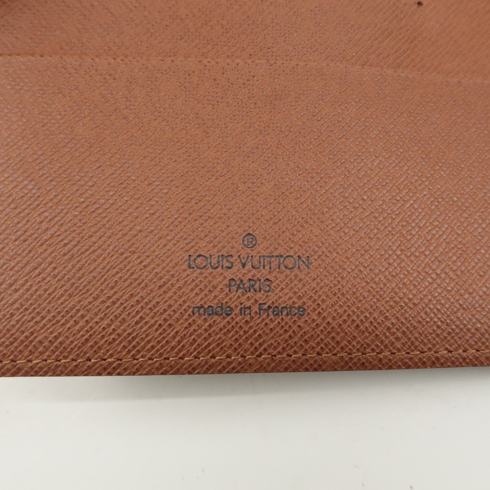 Louis Vuitton Monogram Agenda MM Planner Cover Brown R20105