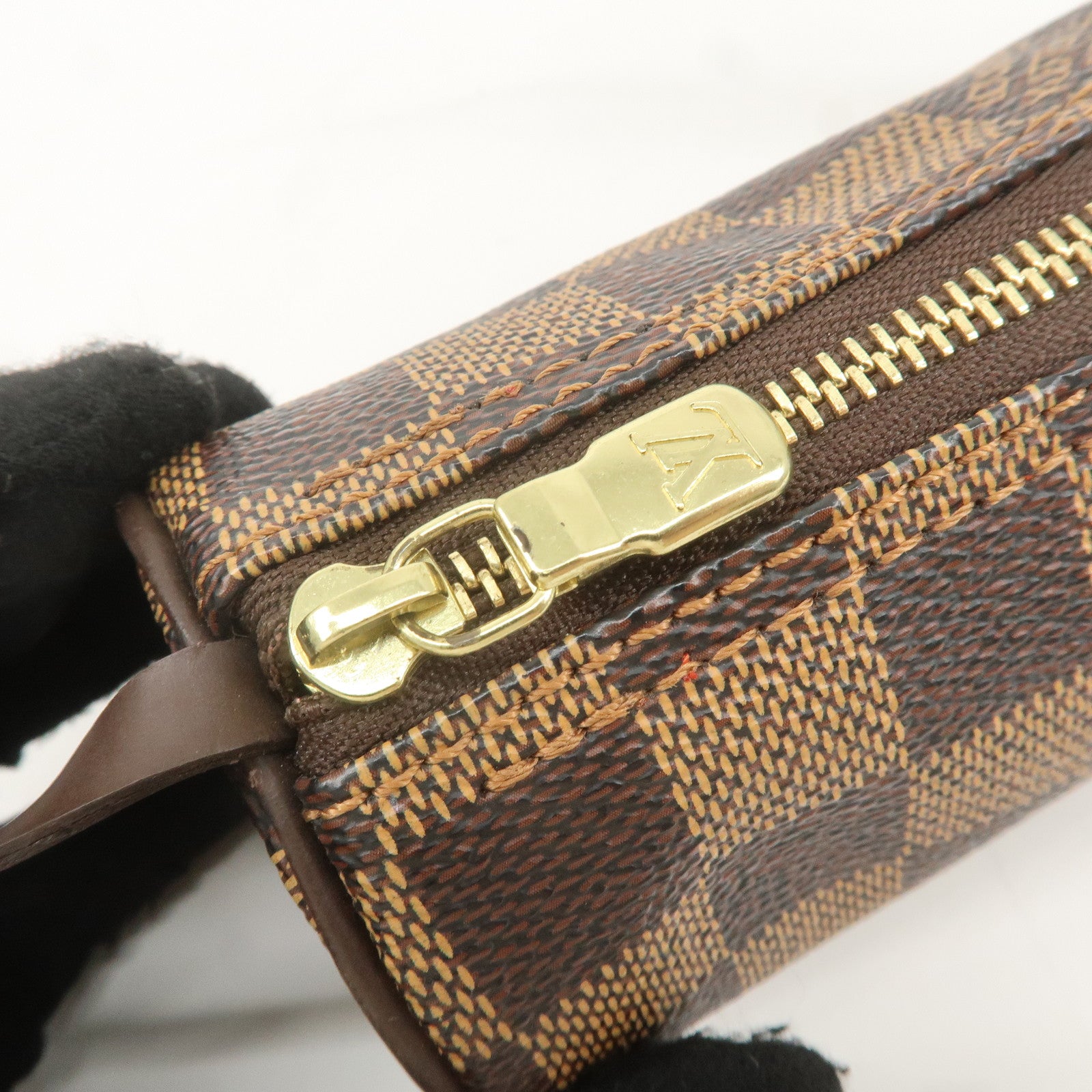 Louis Vuitton Damier Papillon Pouch For Papillon Bag Brown