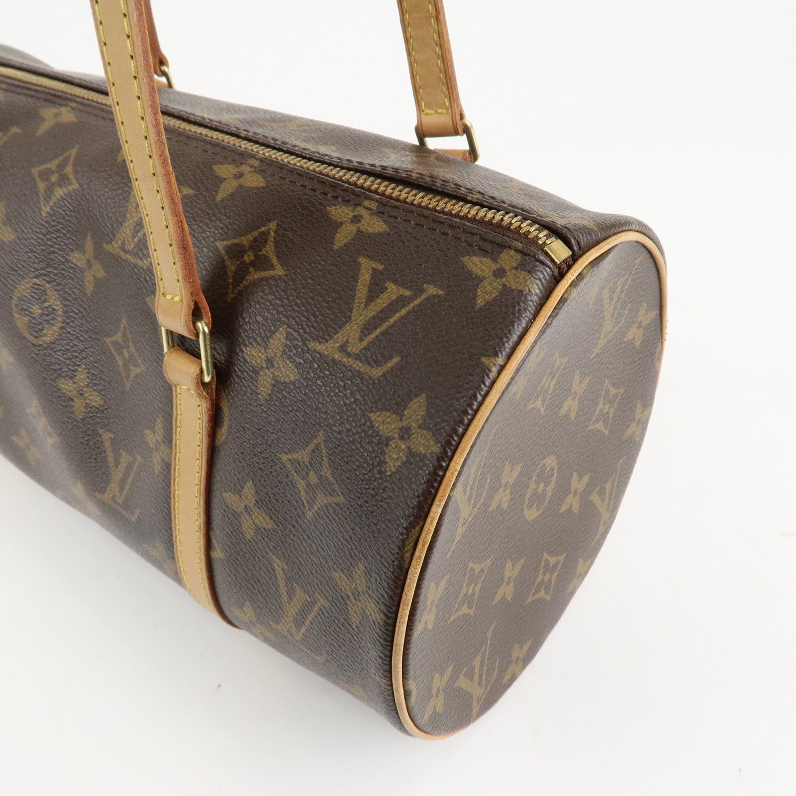 Louis Vuitton Monogram Papillon 30 Hand Bag New Style M51385 Used