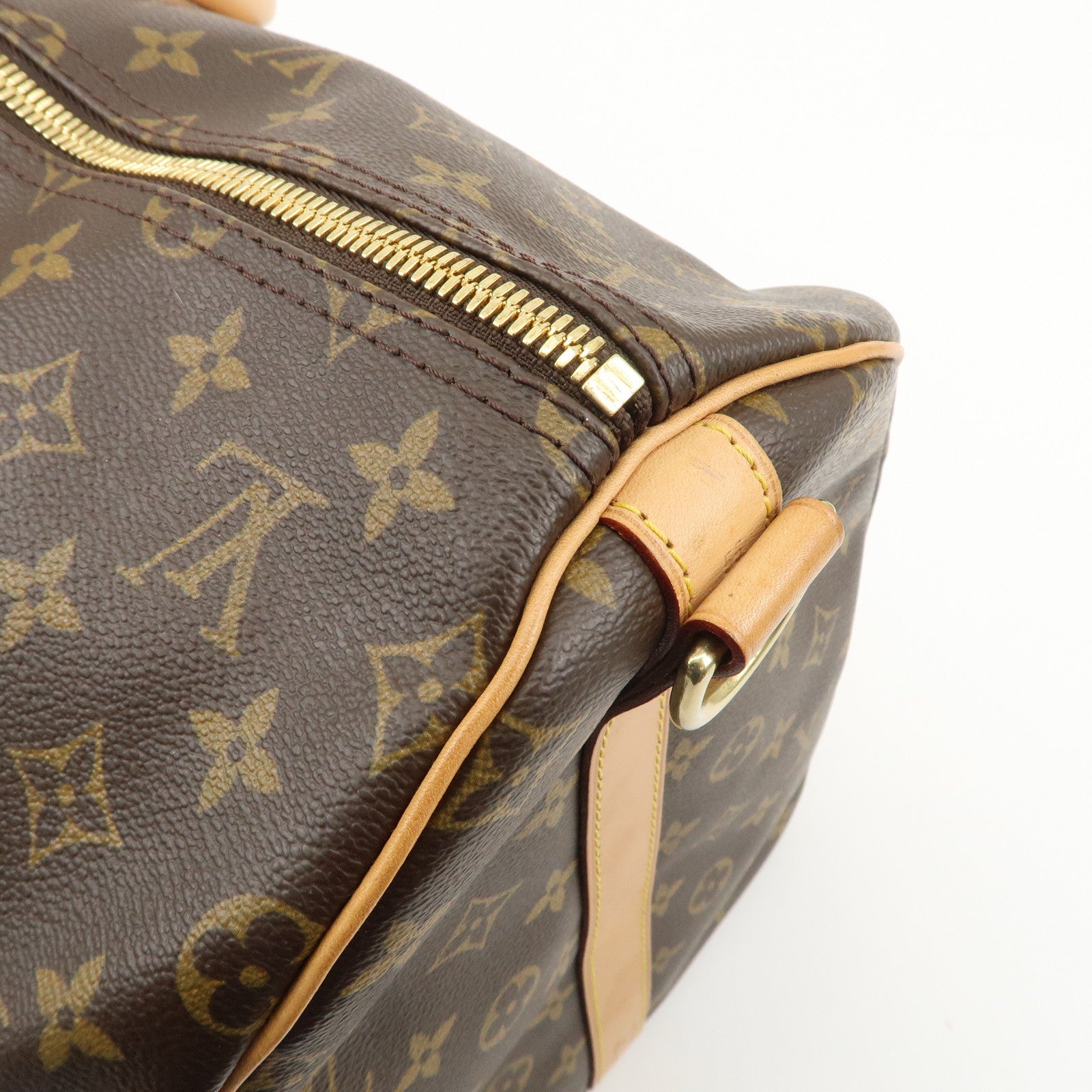 Louis Vuitton Monogram Keep All Bandouliere 55 Boston Bag M41414