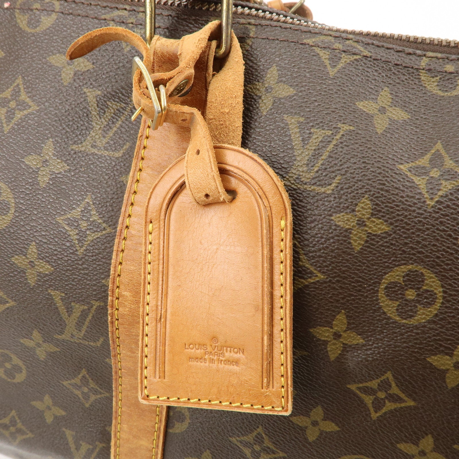 Louis Vuitton Monogram Keep All 50 Boston Bag Brown M41426 Used