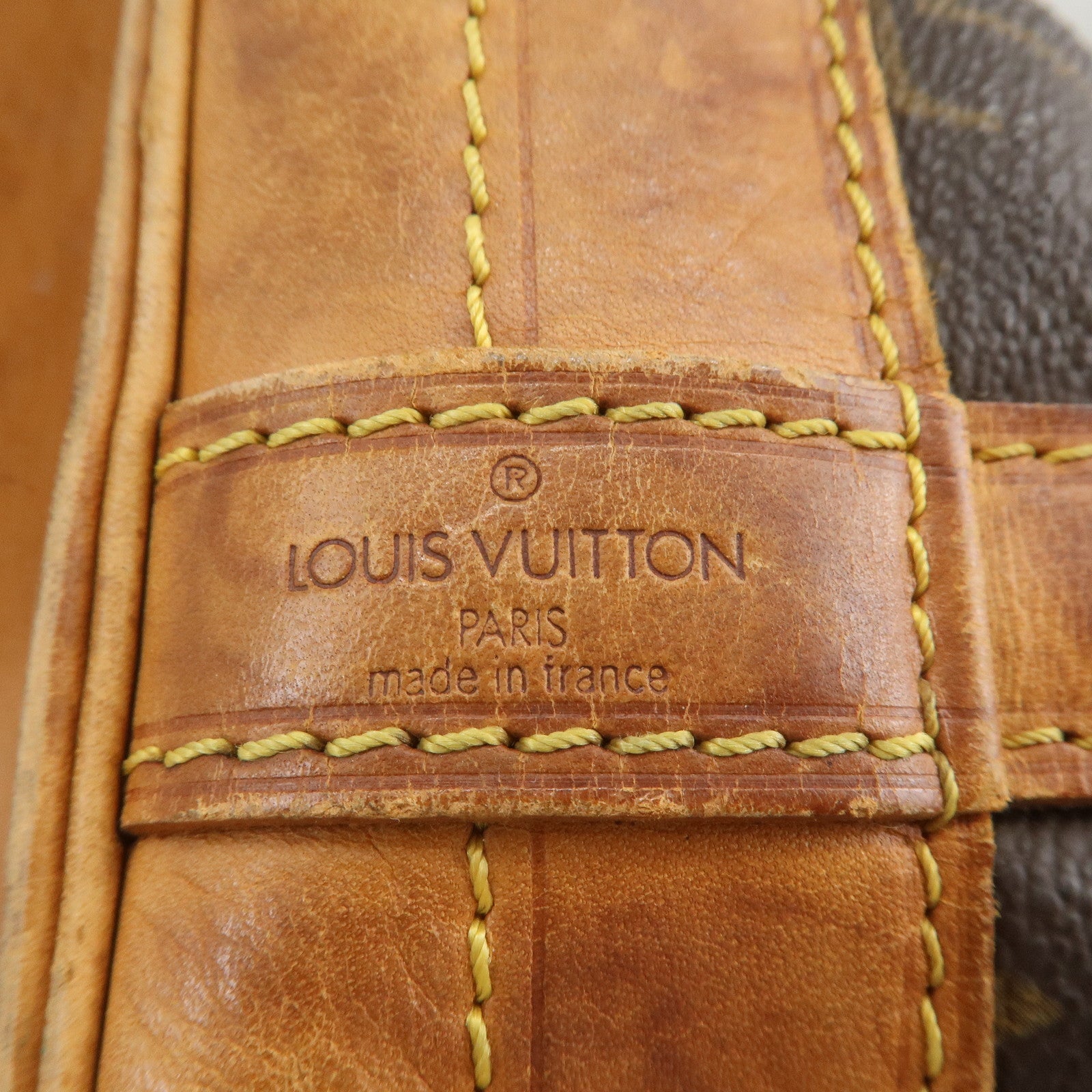 Louis Vuitton Monogram Noe Shoulder Bag Brown M42224