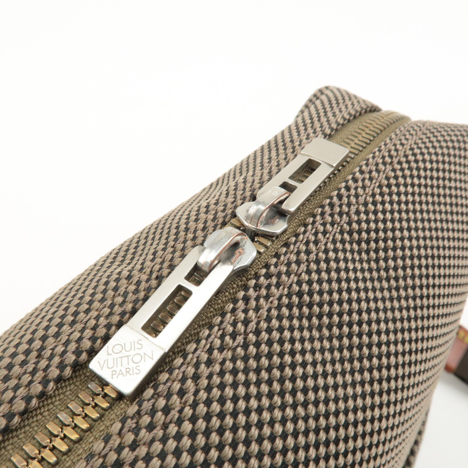 Louis Vuitton Damier Geant Citadin Shoulder Bag Terre M93040