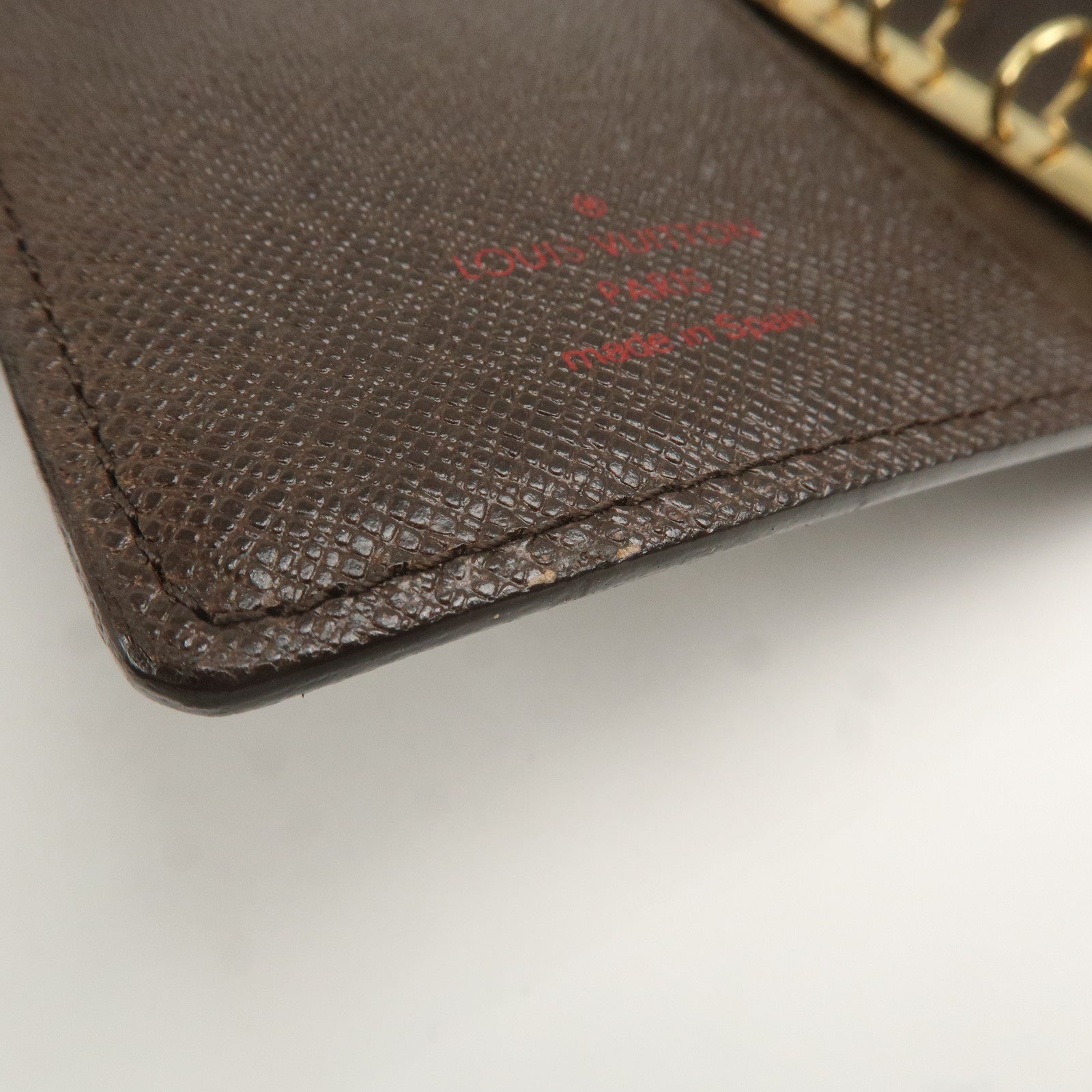 Louis Vuitton Damier Agenda PM Planner Cover Brown R20700