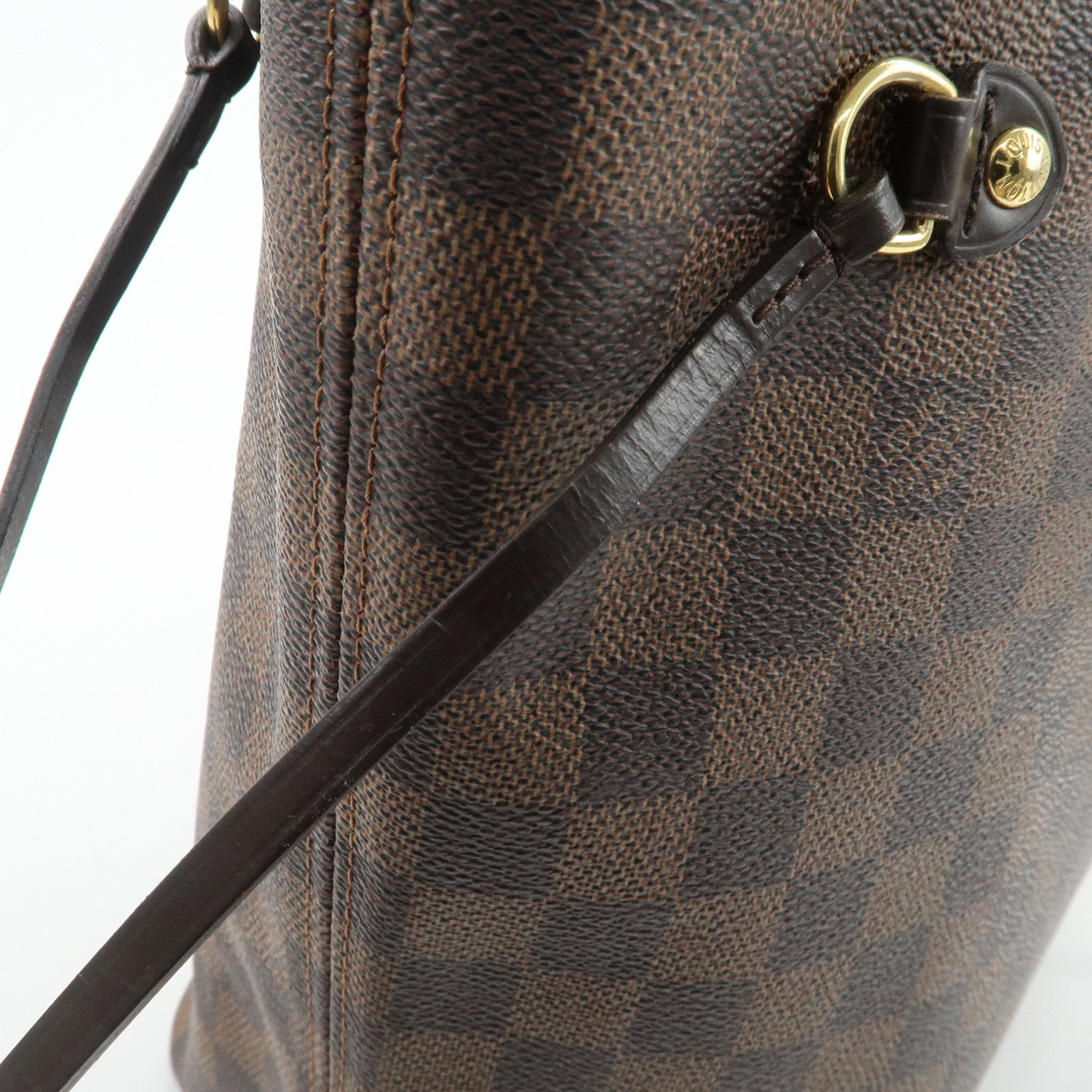 Louis Vuitton Damier Neverfull MM Tote Bag Shoulder Bag N51105 Used