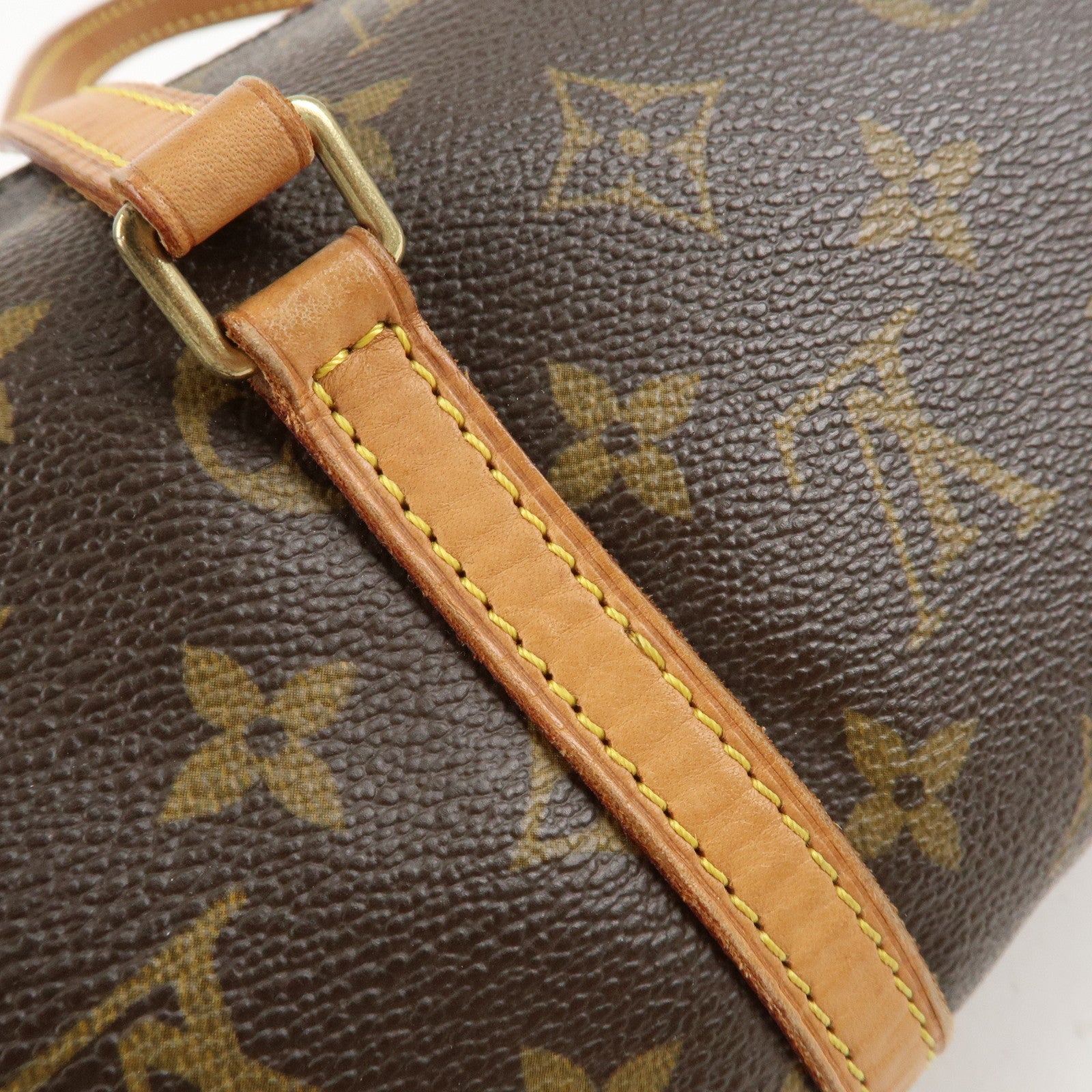 Louis Vuitton Monogram Papillon 30 Hand Bag New Style Brown M51385 Used