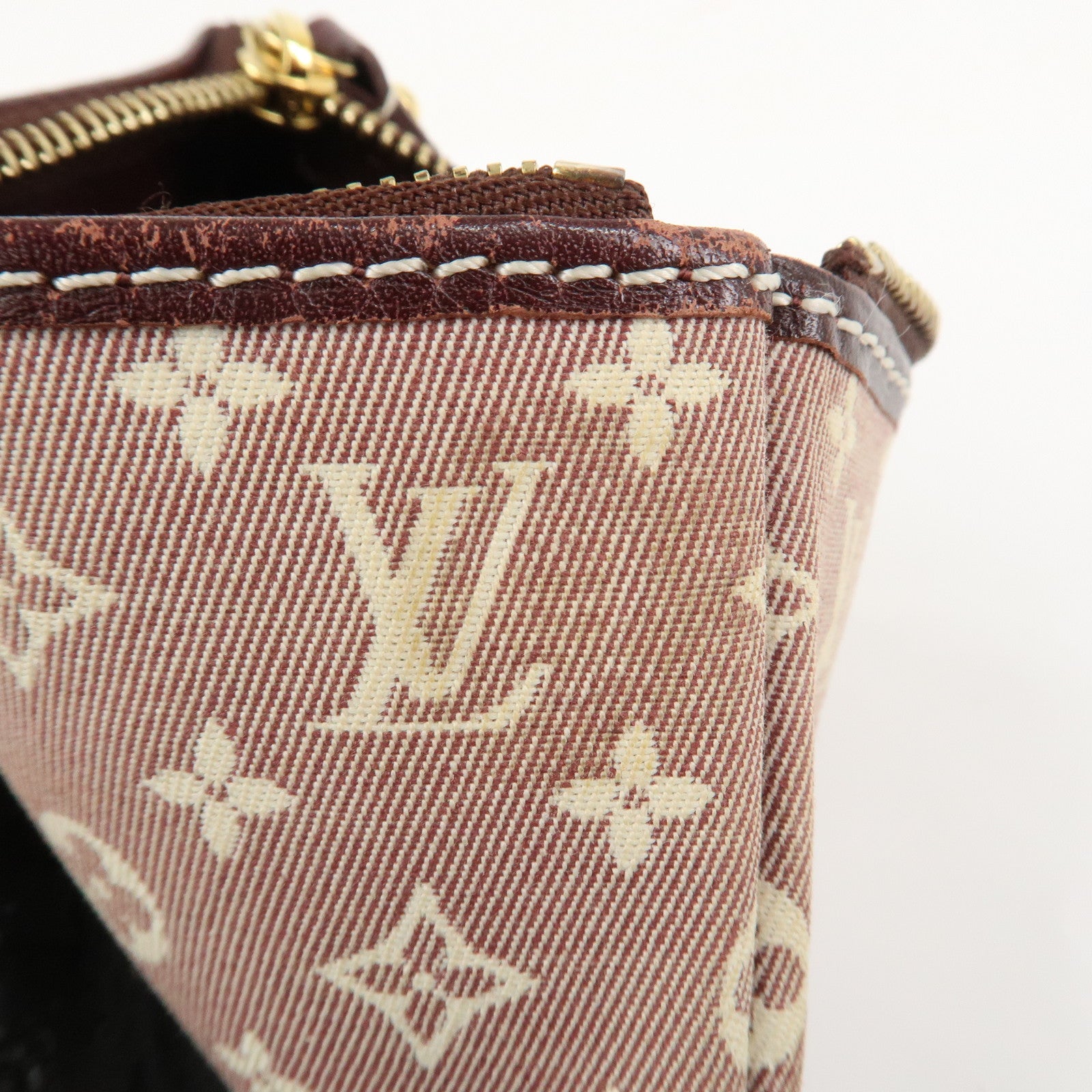 Louis Vuitton Monogram Idylle Pochette Cles Coin Case Sepia M62995