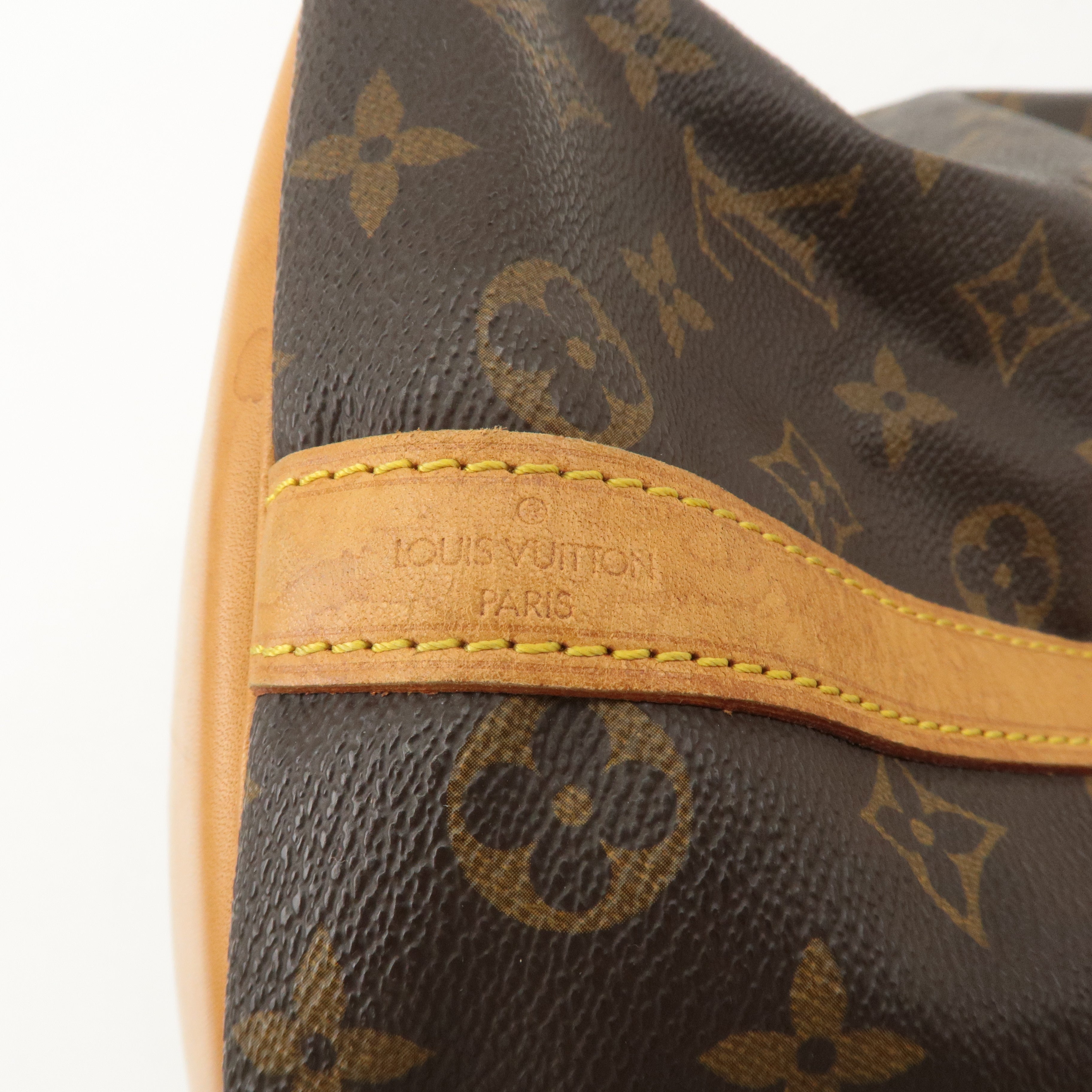 Louis Vuitton Monogram Petit Noe Shoulder Bag Brown M42226