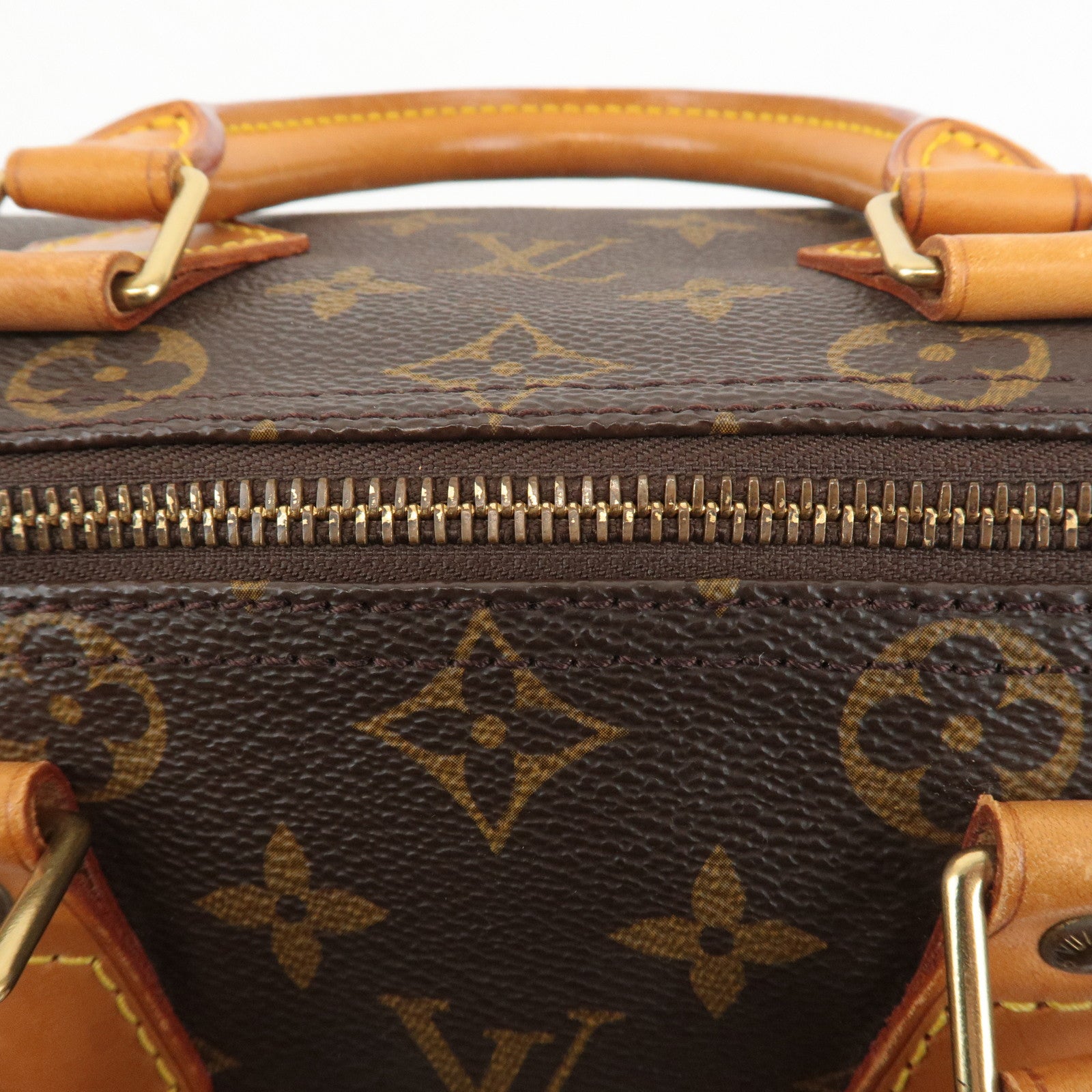 Louis Vuitton Monogram Speedy 25 Hand Bag Boston Bag M41528