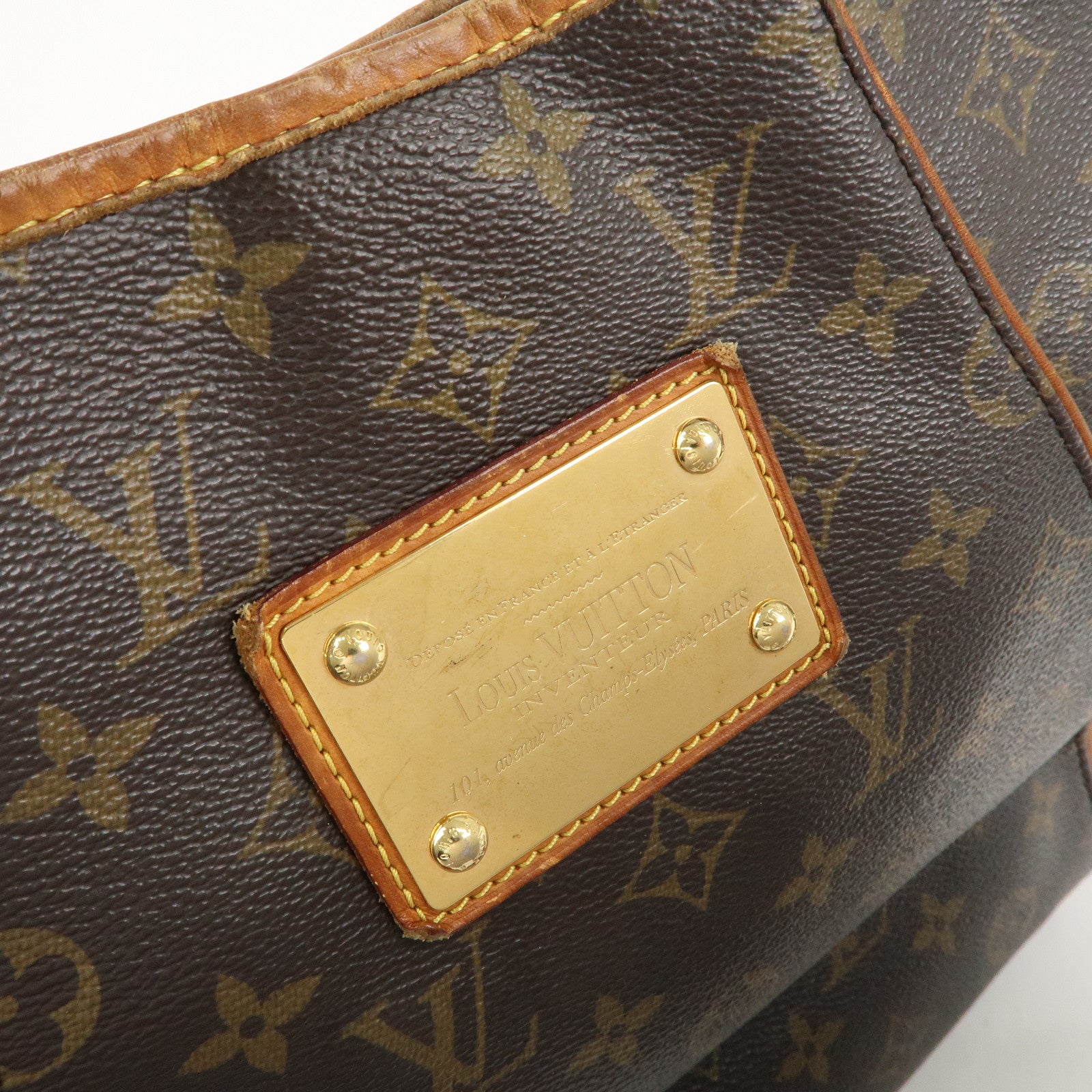 Louis Vuitton Monogram Galliera PM Shoulder Bag Brown M56382