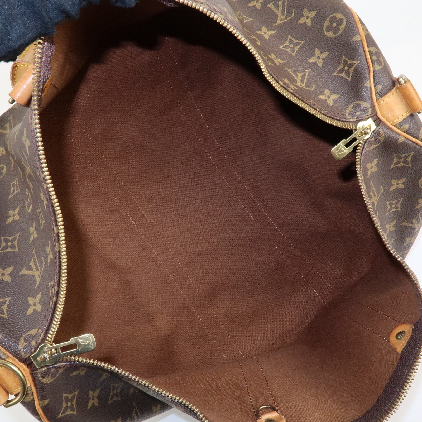 Louis Vuitton Keep All Bandouliere 50 Boston Bag Brown M41416