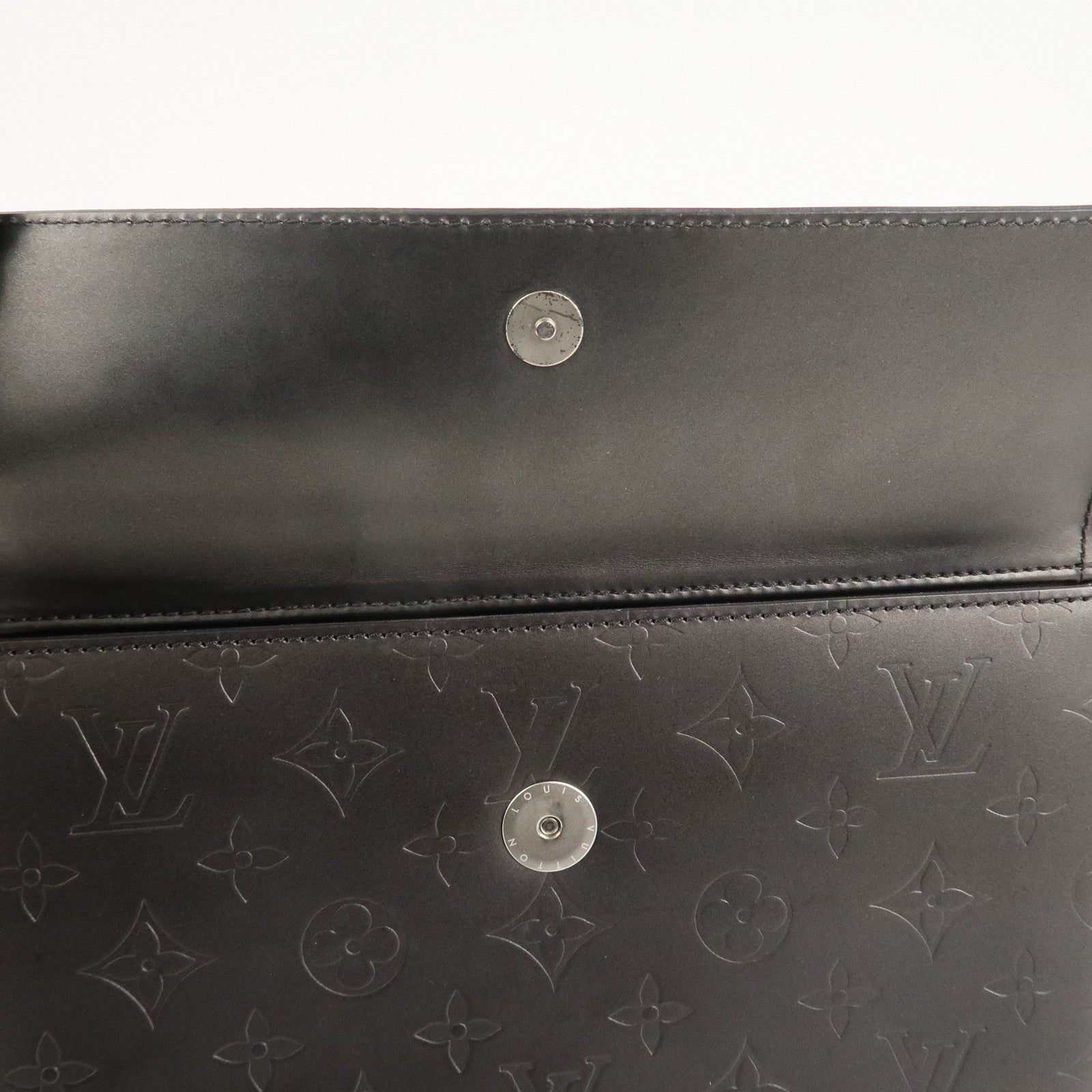 Louis Vuitton Monogram Matte Alston Shoulder Bag Noir M55122 Used