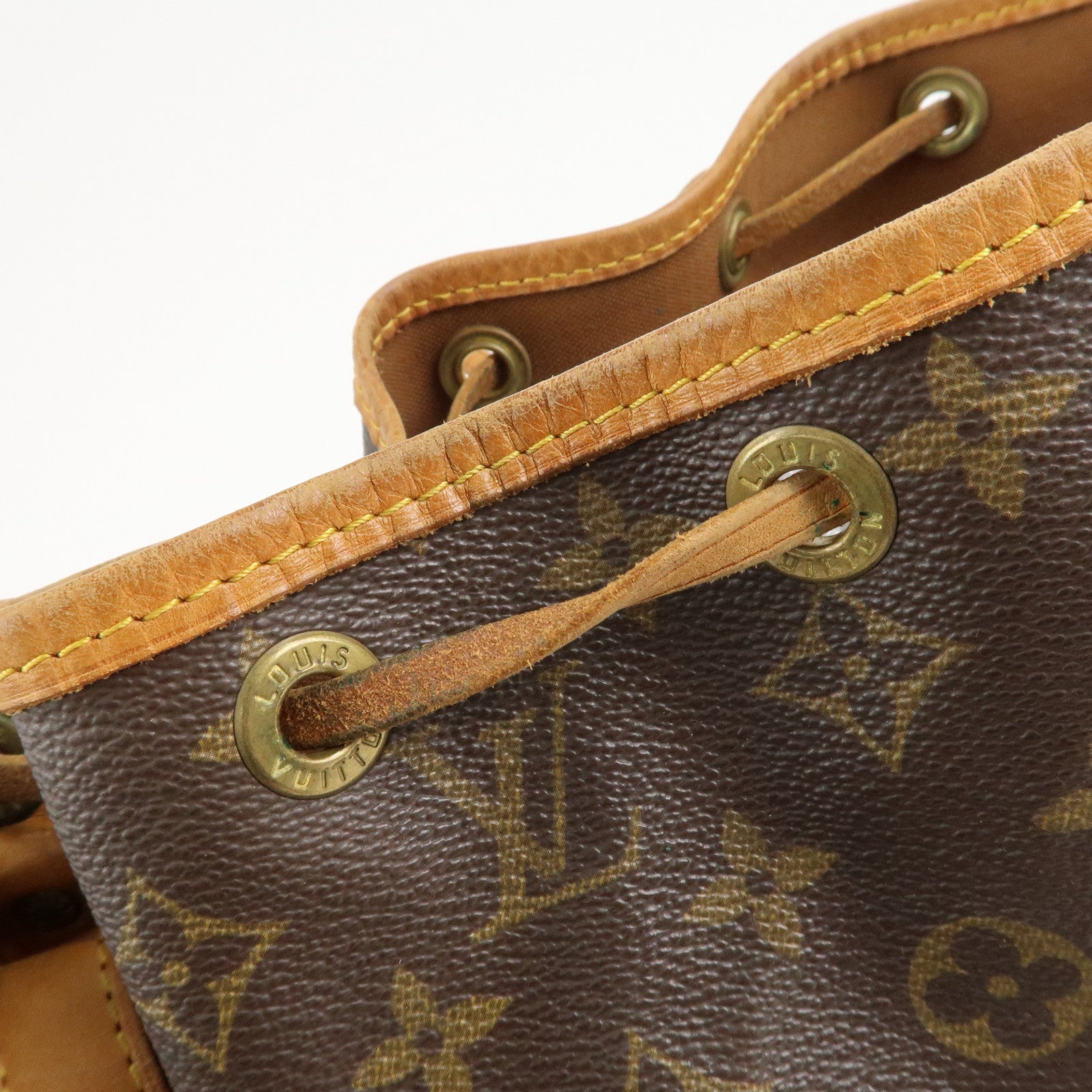 Louis Vuitton Monogram Petit Noe Shoulder Bag Brown M42226 Used