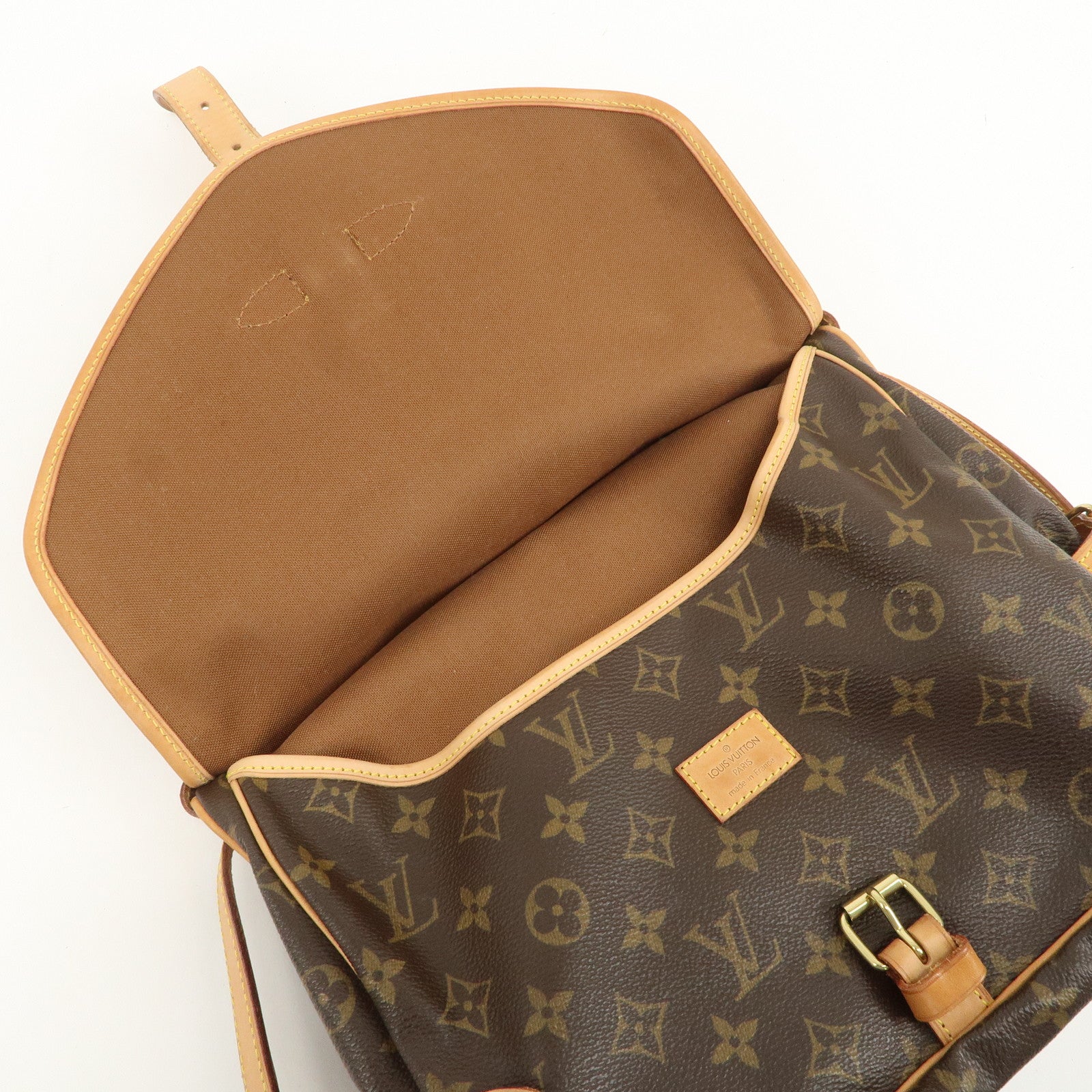 Louis Vuitton Monogram Saumur 30 Crossbody Bag Brown M42256 Used